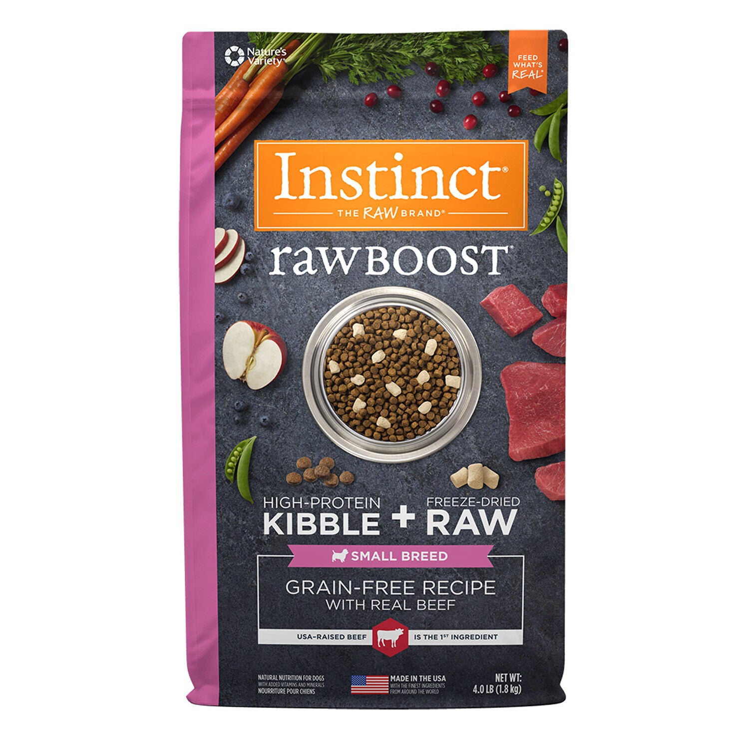 Small kibble grain free dog food outlet