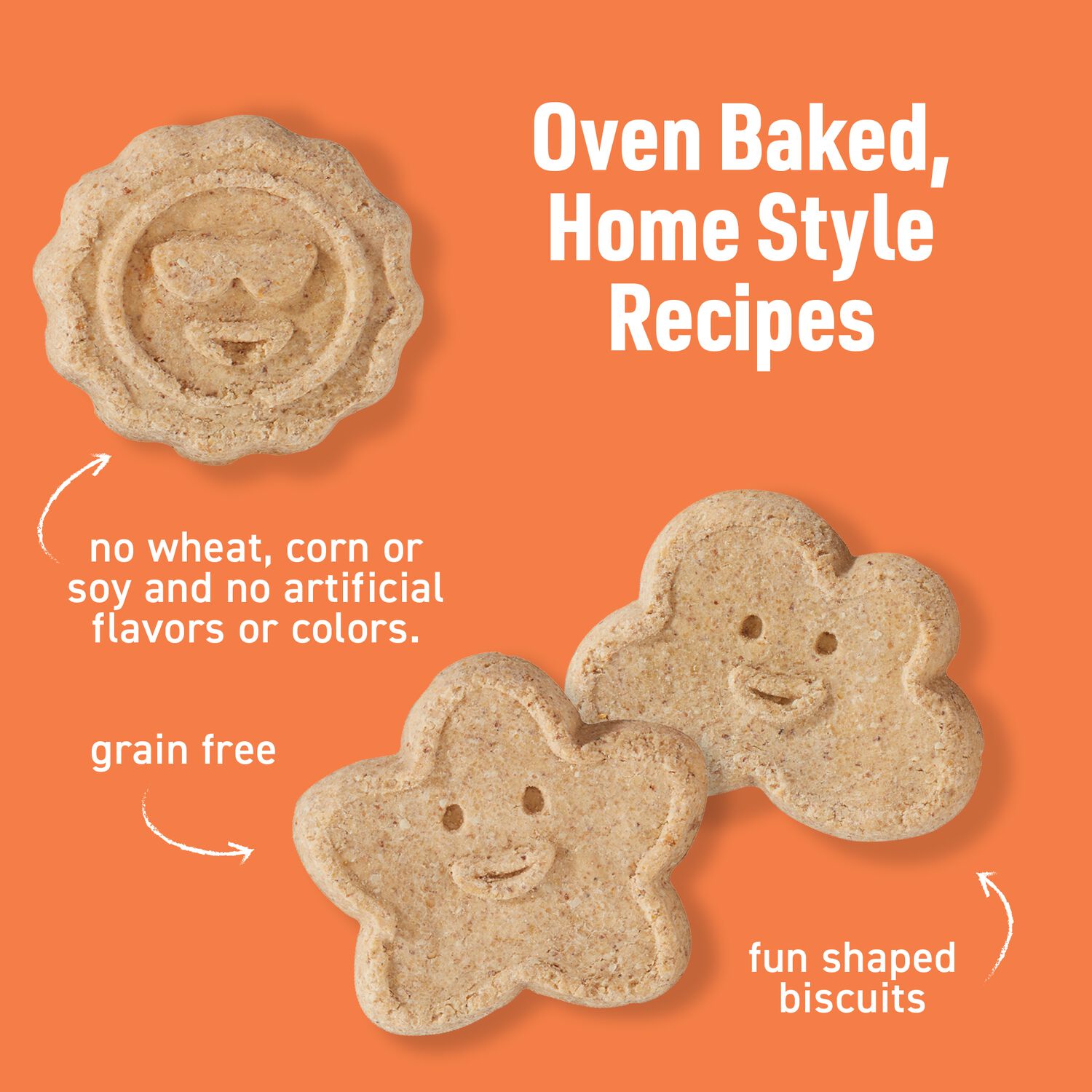 Wag More Bark Less Cloud Star Grain-Free Oven Baked With Pumpkin Dog Treat, 14-Oz