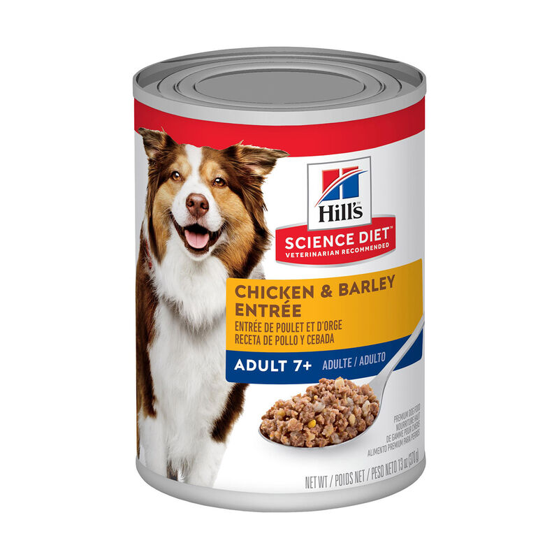Adult 7+ Chicken & Barley Entree Dog Food