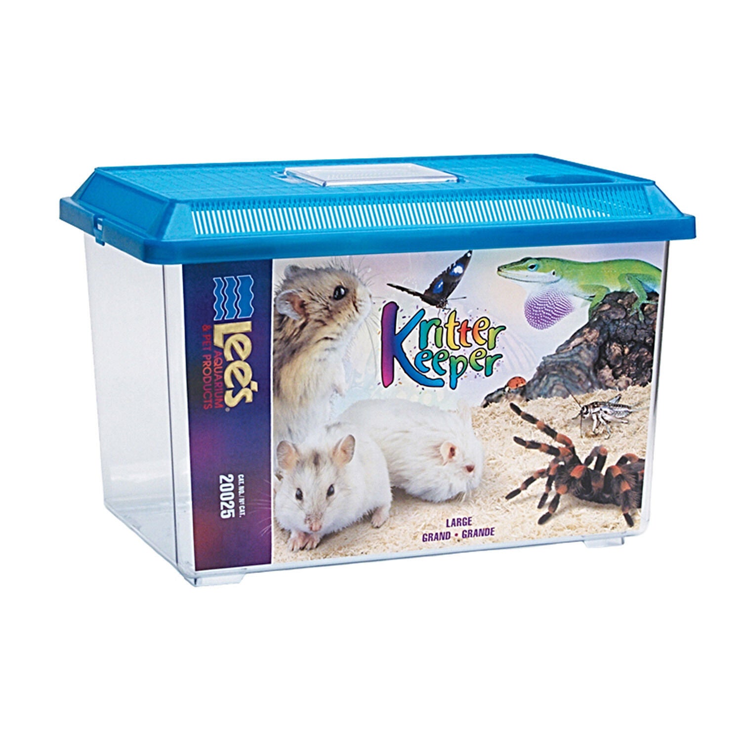 Lee's Kritter Keeper With Lid Small Animal Carrier
