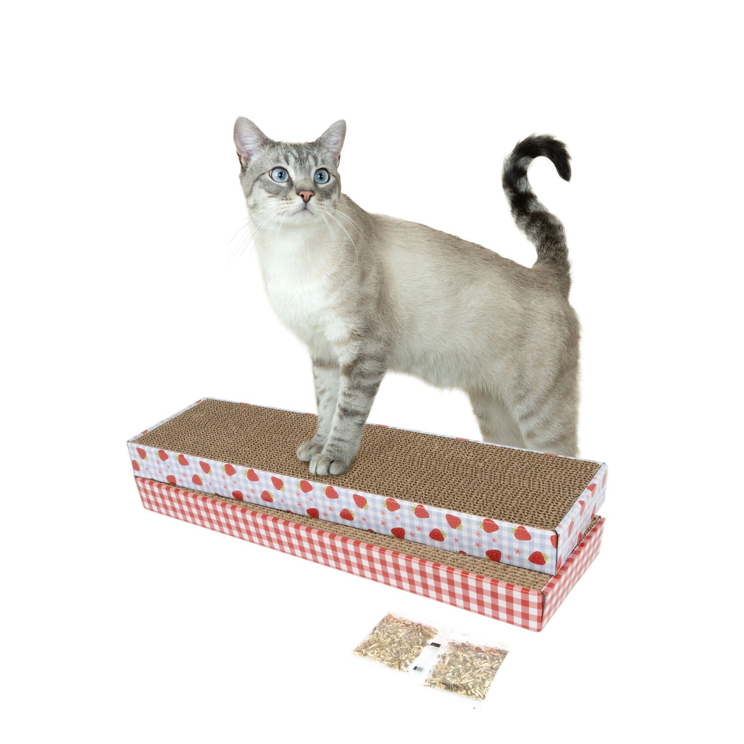 Bailey & Bella Pink Basic Cat Scratchers, 2-Pack