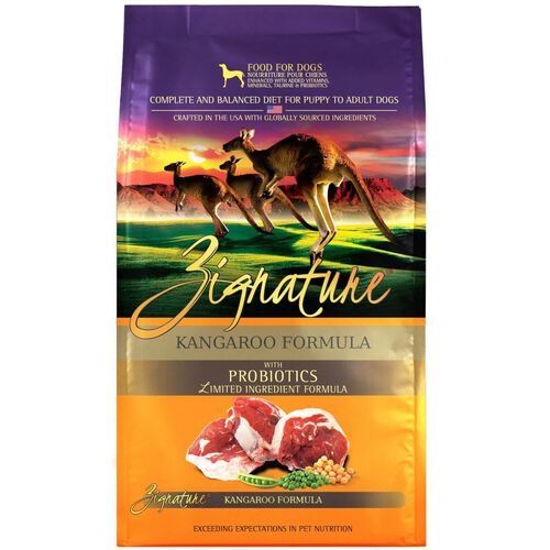 Zignature Kangaroo Formula Limited Ingredient Dry Dog Food