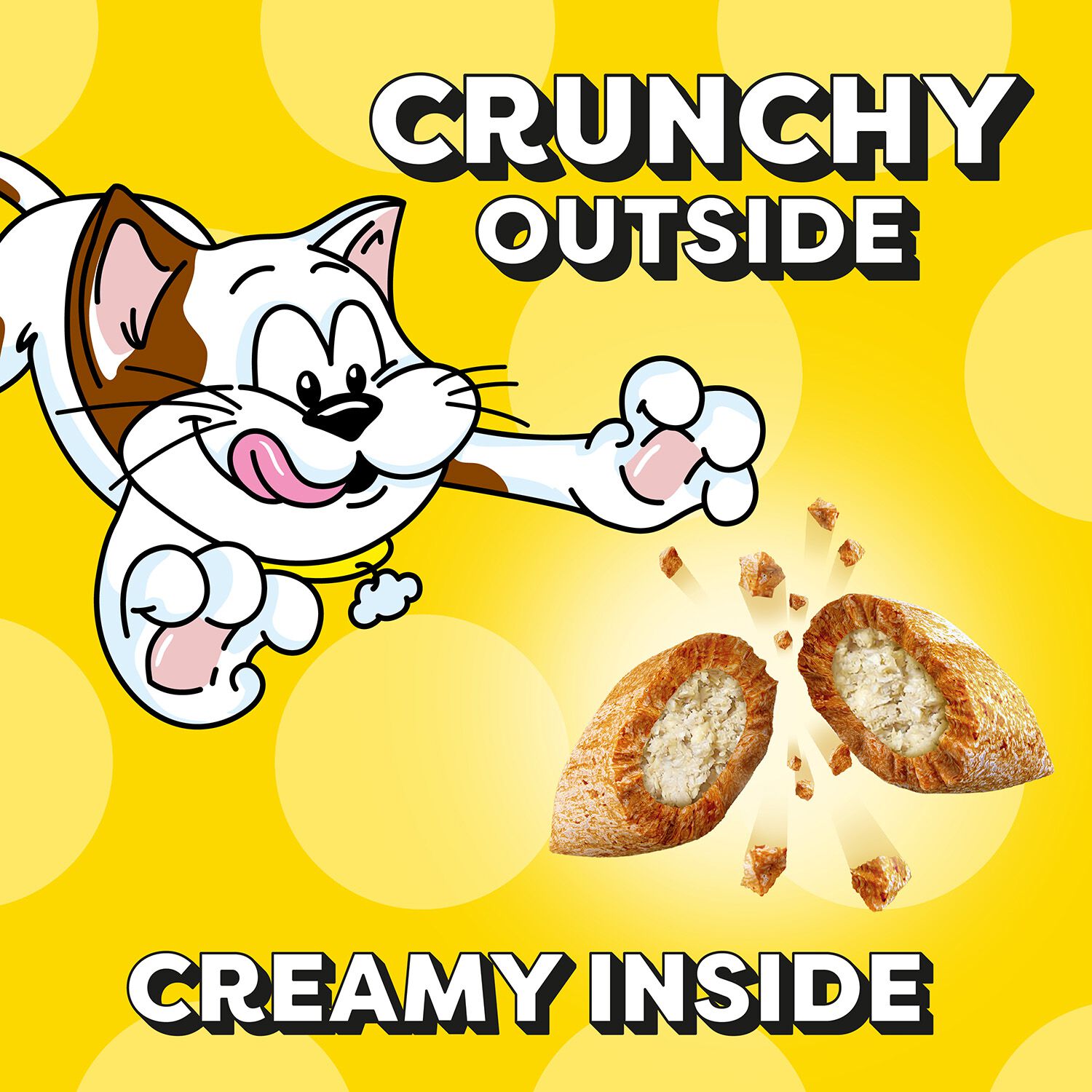 Temptations Classic Seafood Medley Crunchy & Soft Cat Treats, 30-Oz Canister