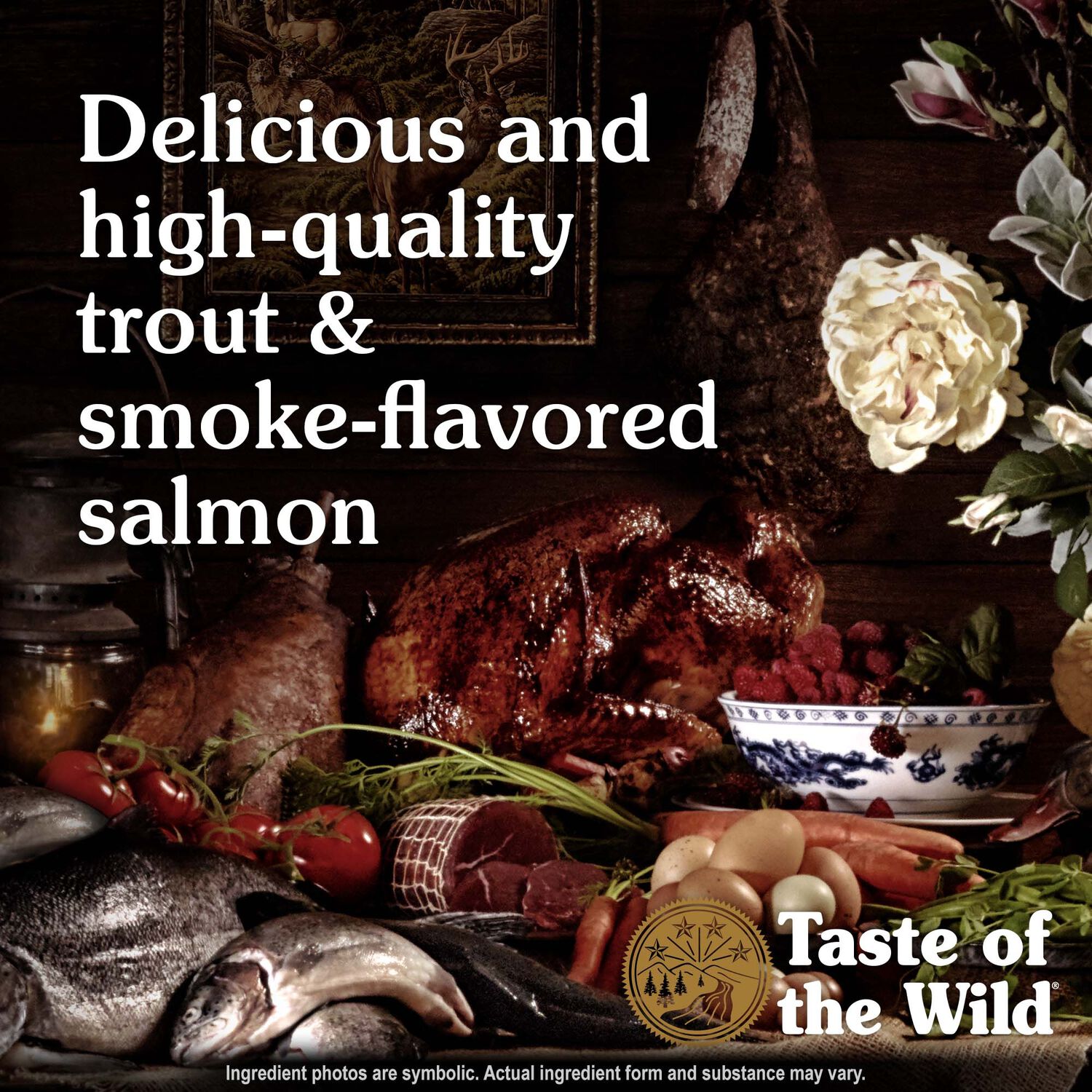 Taste Of The Wild Dry Cat Food, Canyon River Feline Recipe With Trout & Smoke-Flavored Salmon, 14-Lb Bag