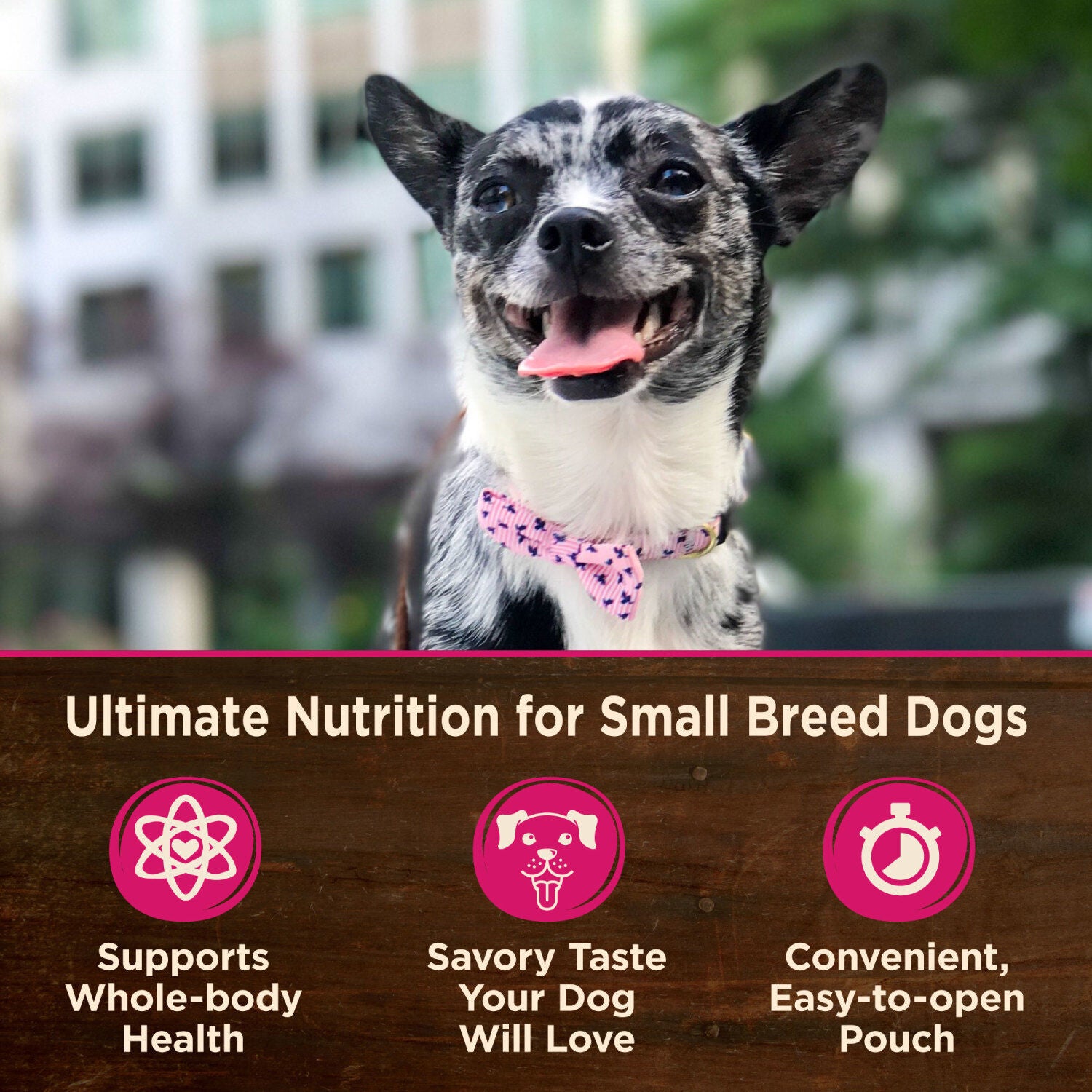 Wellness Core Natural Grain-Free Small Breed Mini Meals Wet Dog Food, Chunky Chicken & Tuna Dinner In Gravy, 3-Ounce Pouch