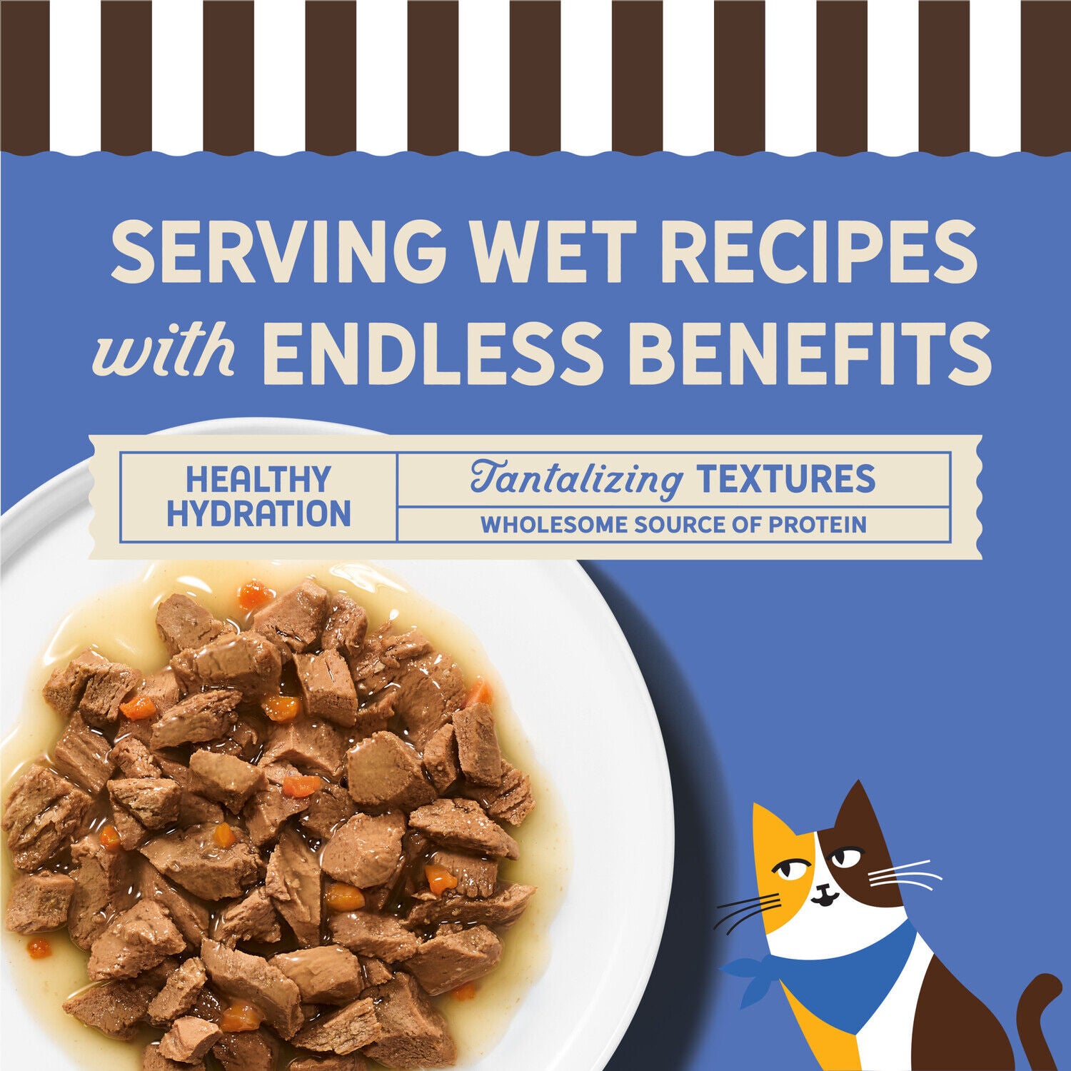 Merrick Purrfect Bistro Wild Caught Tuna, Cod And Carrot Recipe Wet Adult Cat Food In Gravy, 3-Oz. - 24 Pack