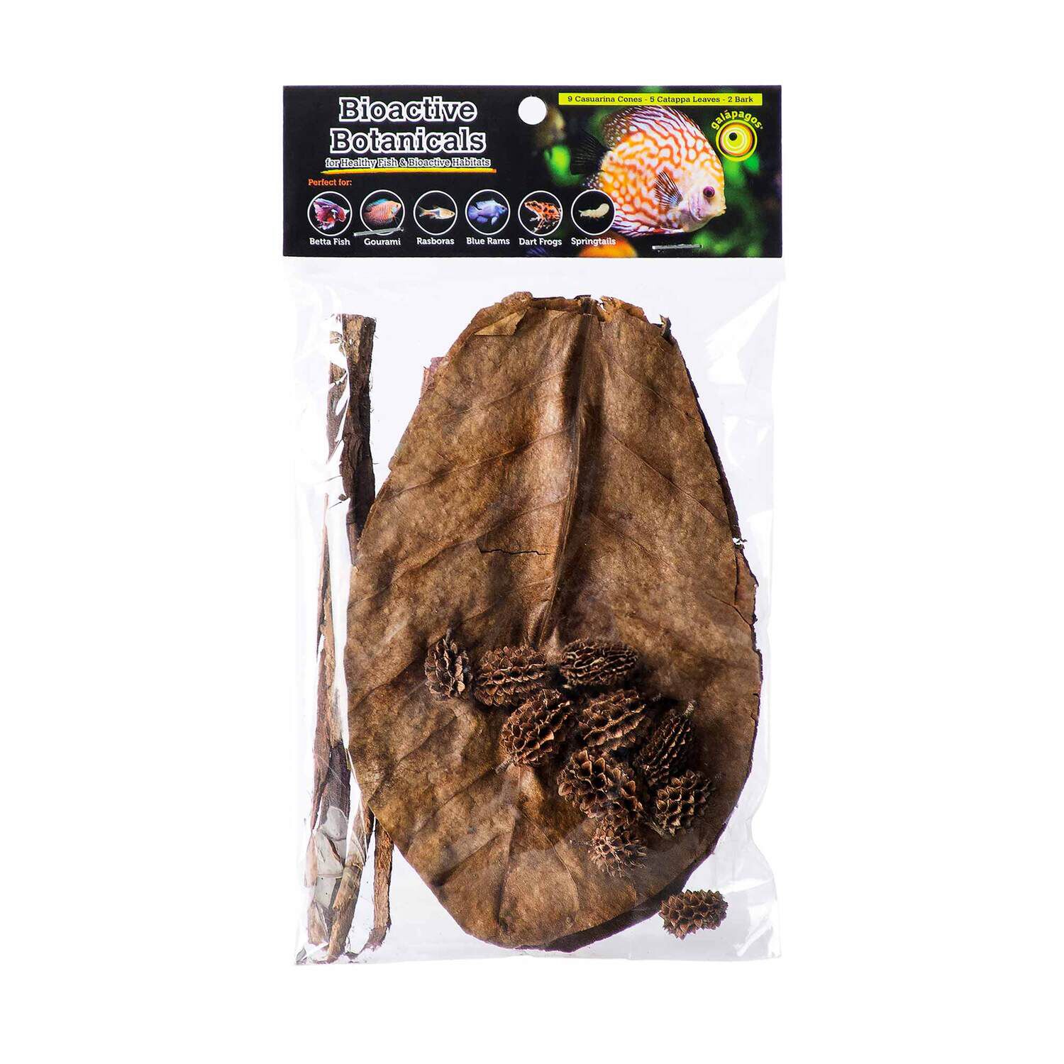 Gal&aacute;pagos Bioactive Botanicals, 9 Cones, 5 Leaves, 2 Bark
