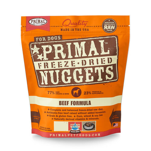 Freeze Dried Nuggets Beef Formula Dog Food