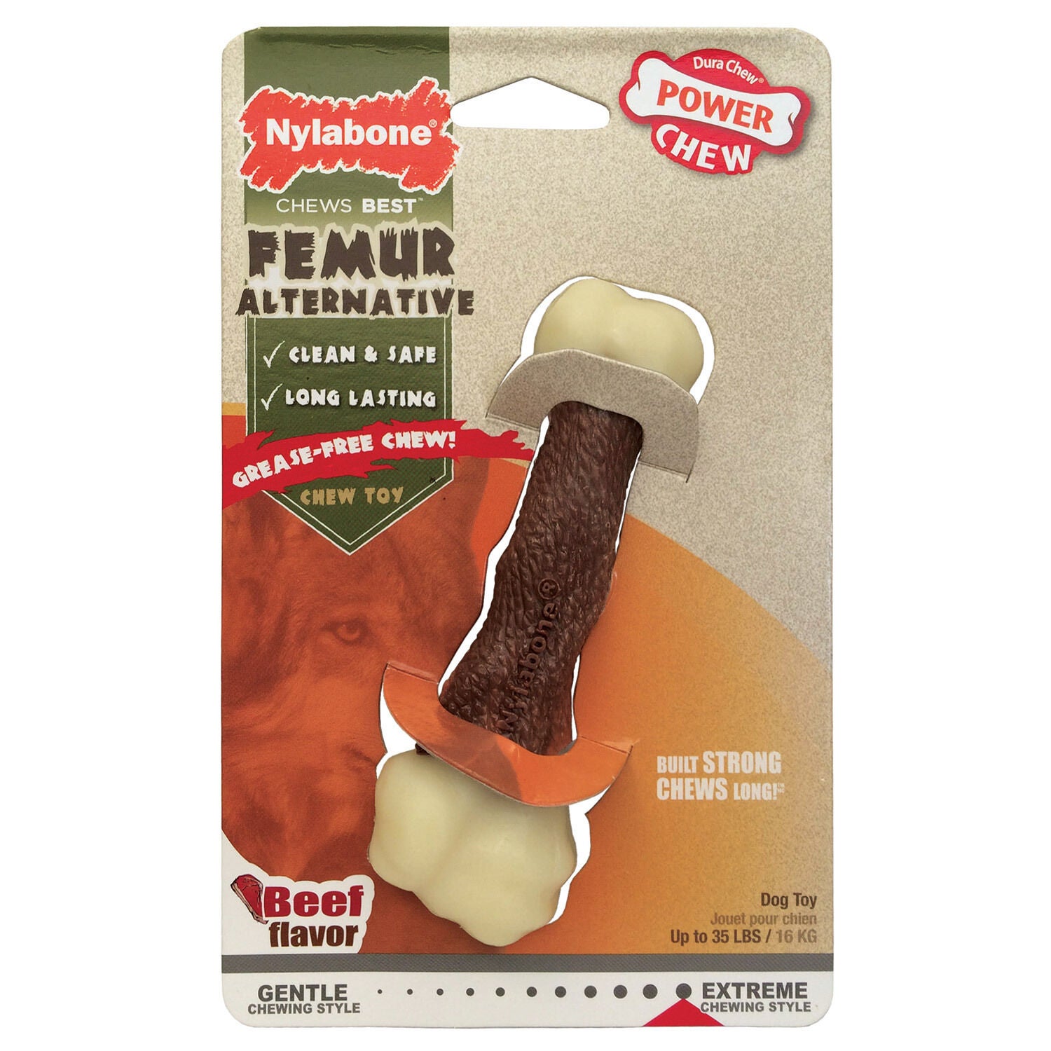 Nylabone Durachew Femur Alternative Beef Flavor