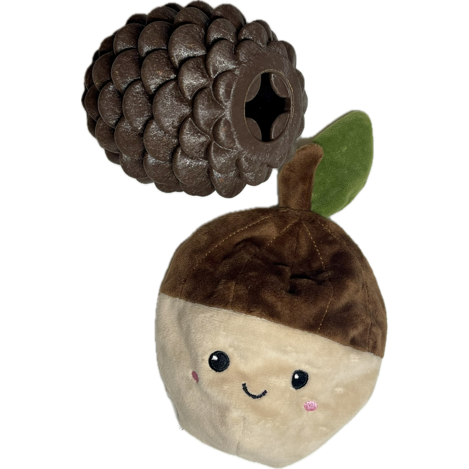 Bff Fall Acorn Dog Toy - Interactive Dog Toy With Pine Cone | Pet