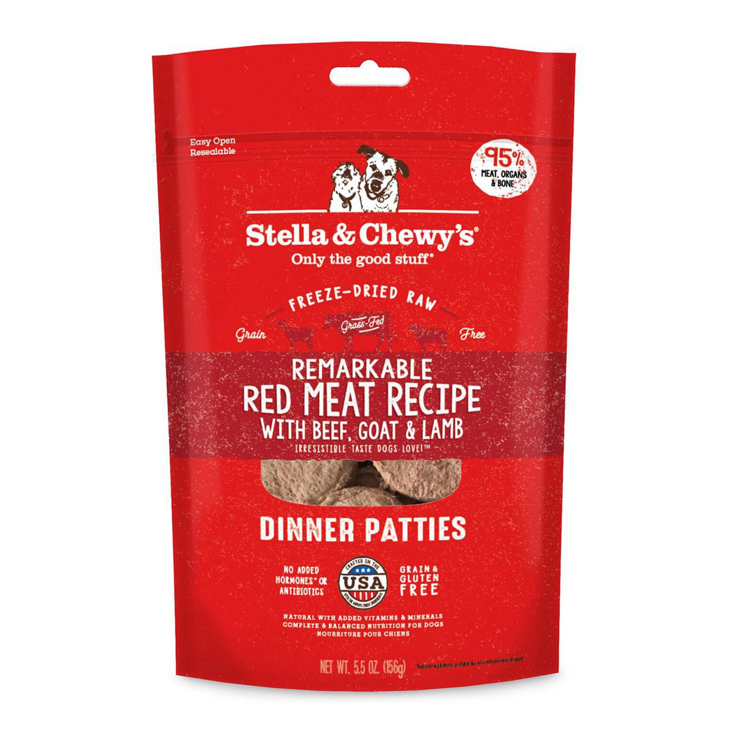 Stella & Chewy's Freeze Dried Red Meat Patties Dog Food