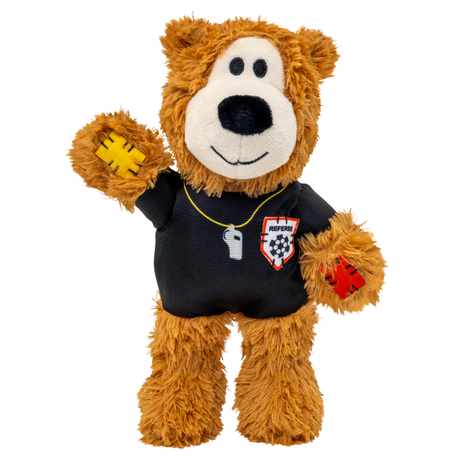 Kong Wild Knots Sport Soccer Bear Plush Tug Dog Toy, Referee