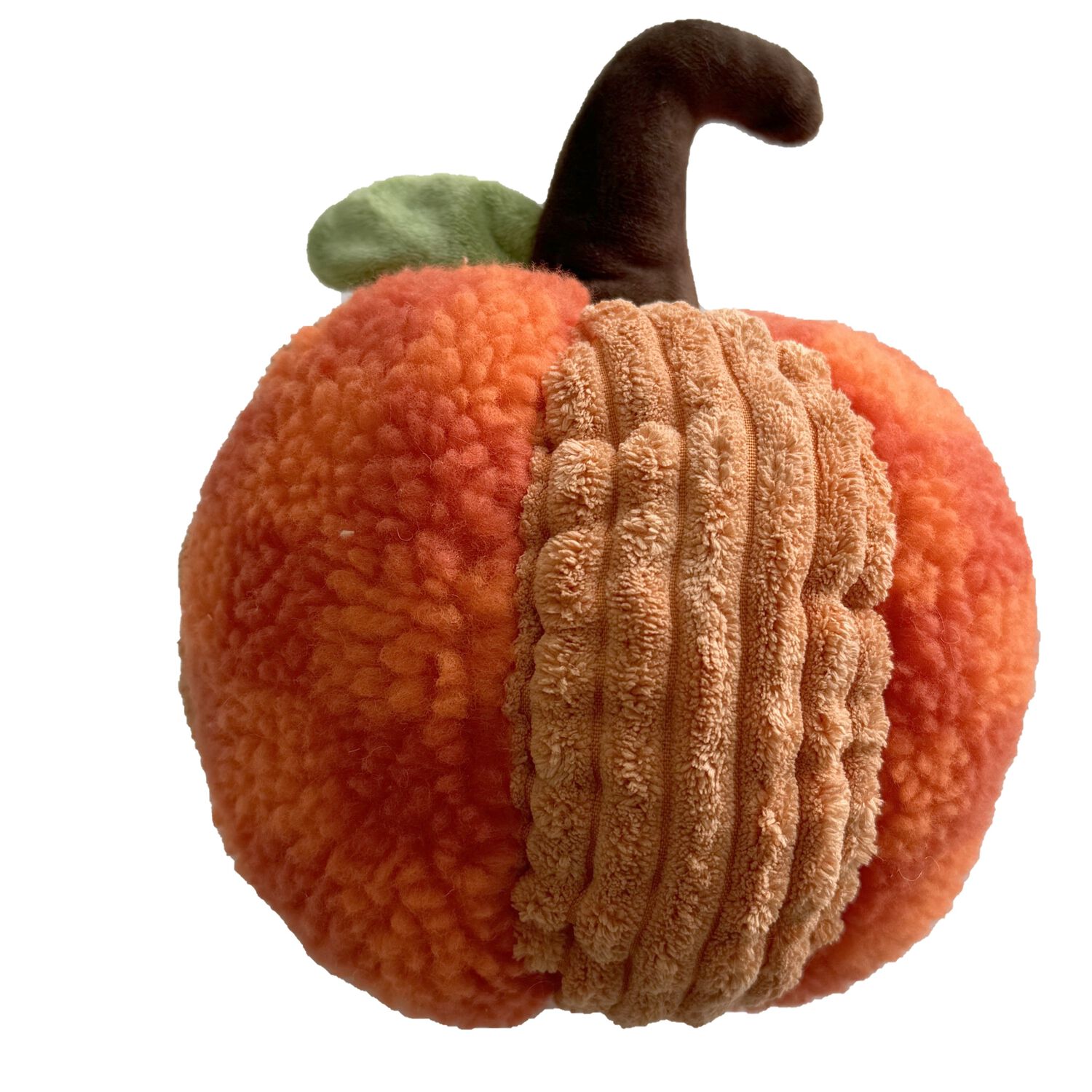 Aristopet Pumpkin Spice Pumpkin Crinkle & Squeak Plush Dog Toy, 10"