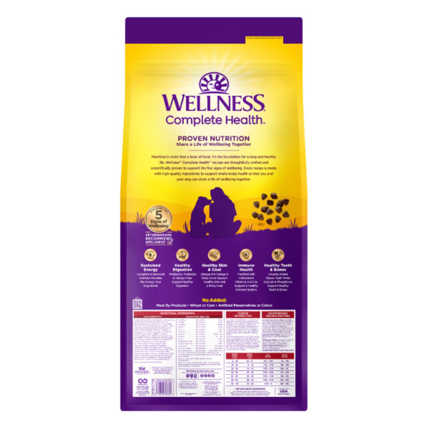 Wellness Complete Health Dry Dog Food With Wholesome Grains, Beef & Barley Recipe, 26-Lb