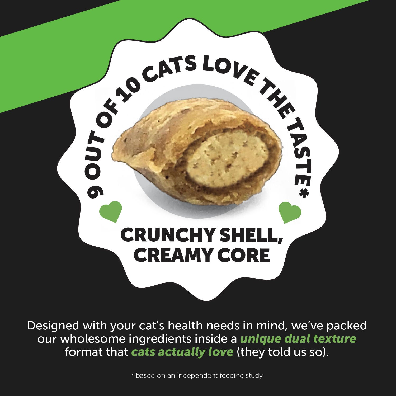 Pet Honesty Probiotics Gut + Immune Health Chicken Flavored Digestive Support Crunchy Cat Chews, 3.7-Oz Pouch