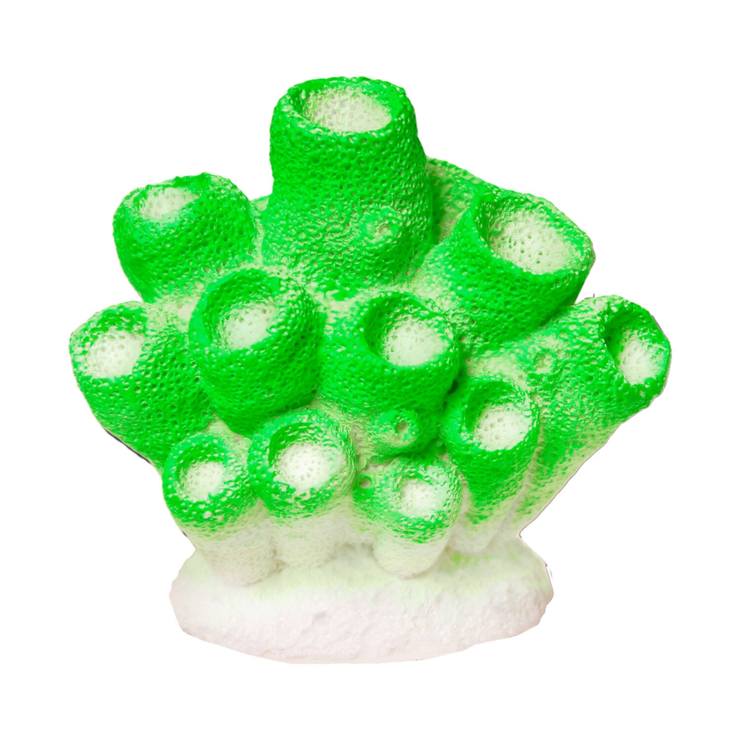 Blue Ribbon Exotic Environments&reg; Green Sponge Coral Aquarium D&eacute;cor