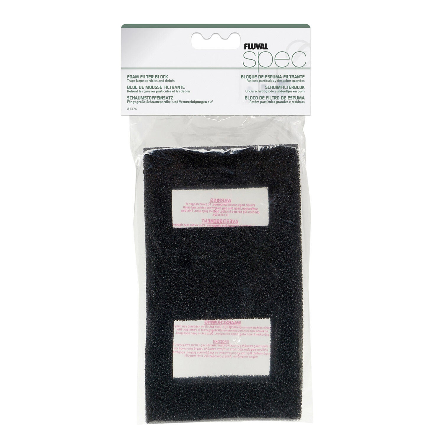 Foam Filter Block For Fluval Spec/Evo Desktop Aquariums