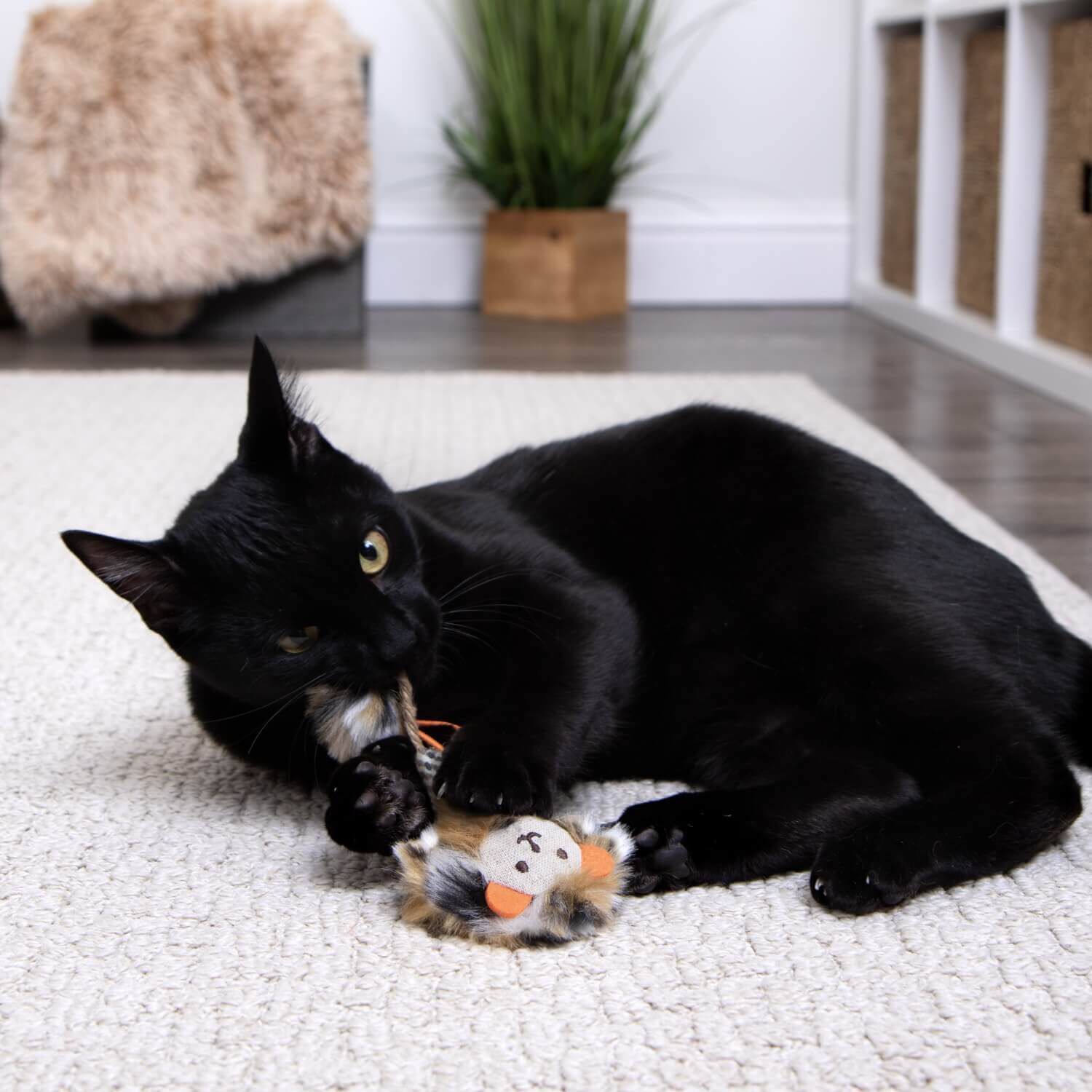Instincts By Smartykat&reg; Prideful Player Happynip Silvervine & Catnip Plush Launch And Chase Cat Toy