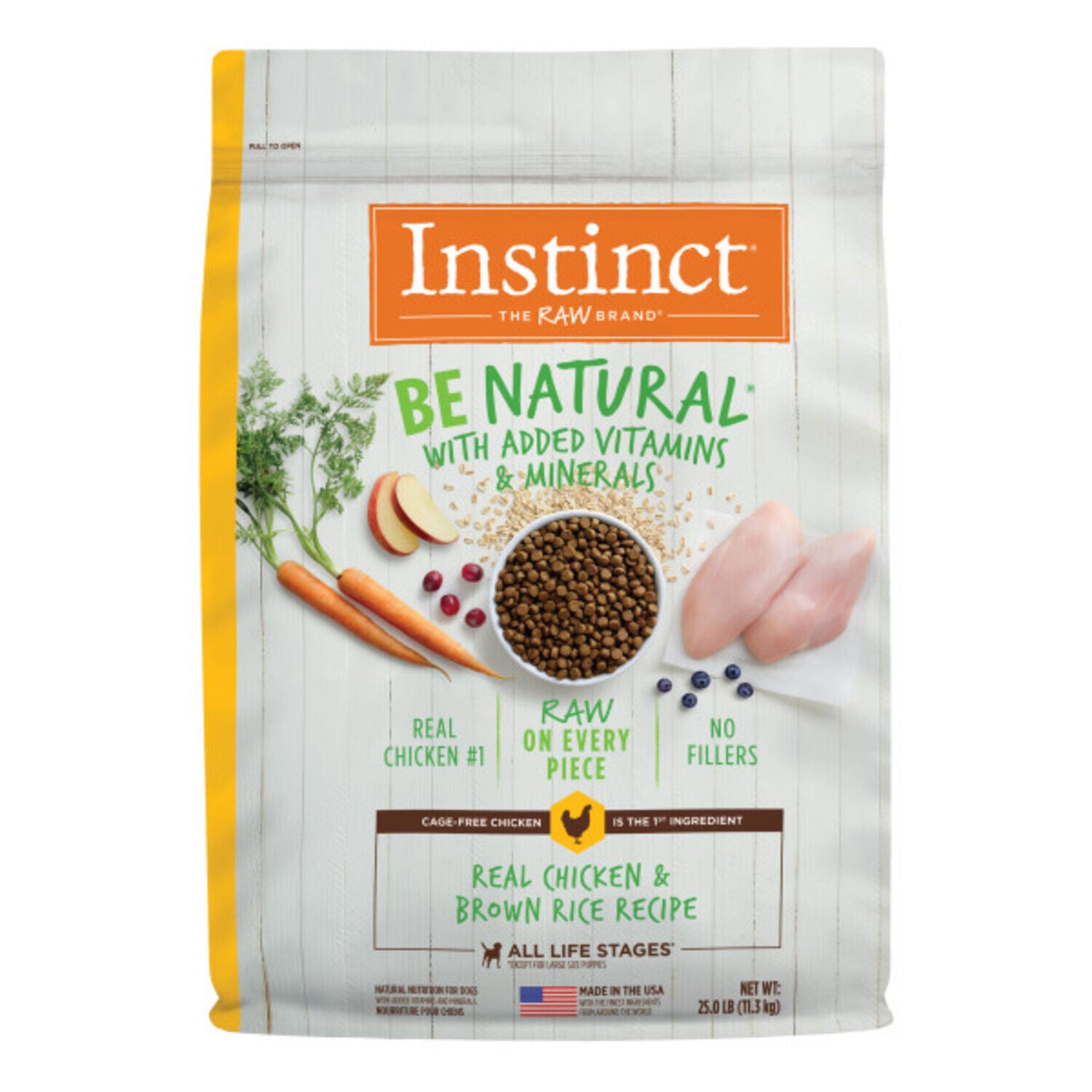 Instinct Be Natural Chicken & Brown Rice Dry Dog Food