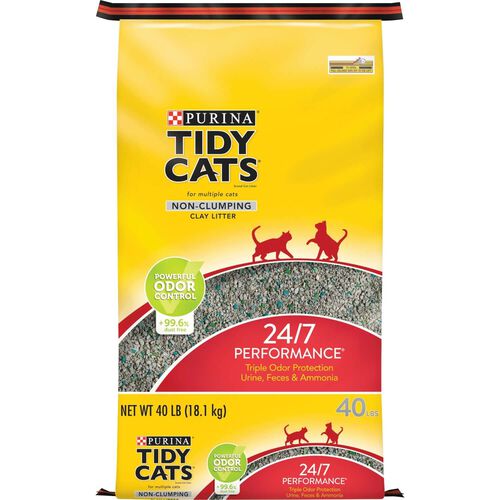 Tidy Cats Multi Cat Non Clumping Cat Litter, 24/7 Performance