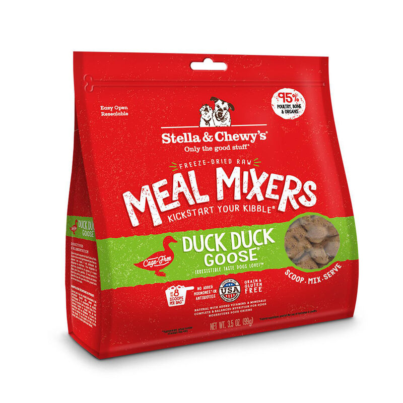 Stella & Chewy'S Freeze Dried Raw Meal Mixers Dog Food Topper - Duck Duck Goose Recipe