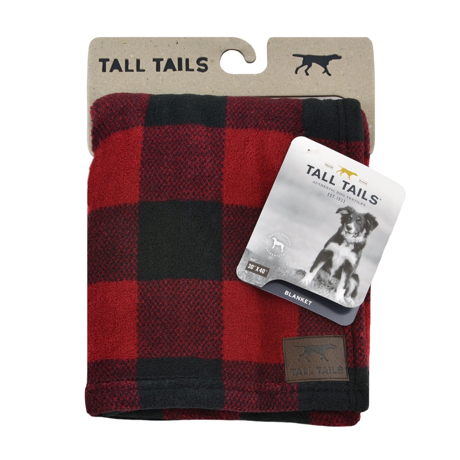 Tall Tails Hunter's Plaid Baby Soft Fleece Dog Blanket,  30"X40"