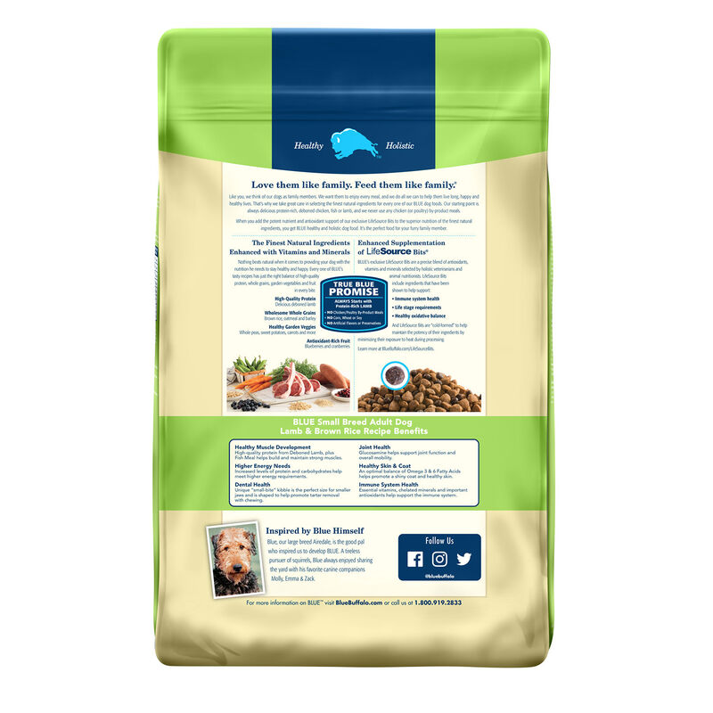Life Protection Formula Small Breed Lamb & Brown Rice Recipe Adult Dog Food image number 2