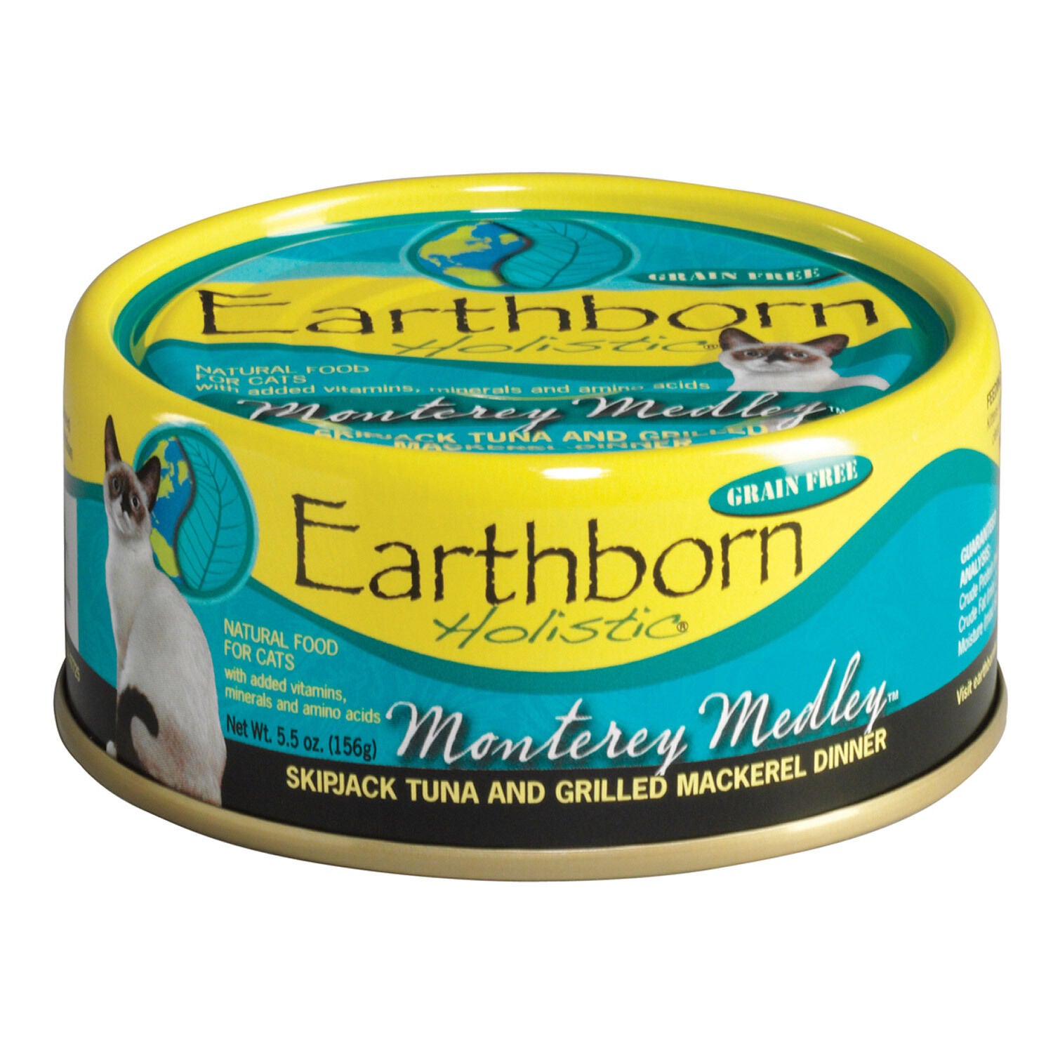 Earthborn Holistic Monterey Medley Skipjack Tuna And Grilled Mackerel Dinner Cat Food