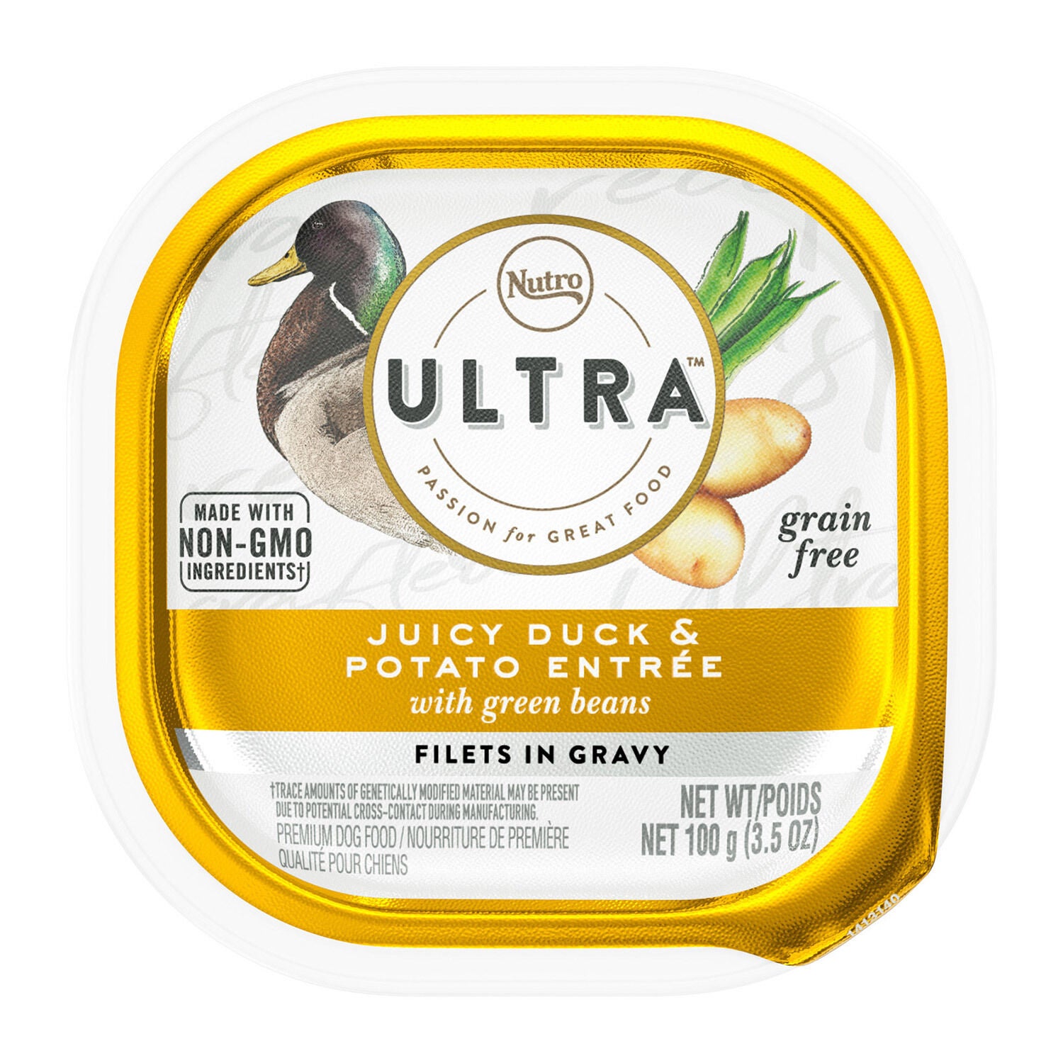 Ultra Juicy Duck Potato Entree With Green Beans Dog Food 3oz