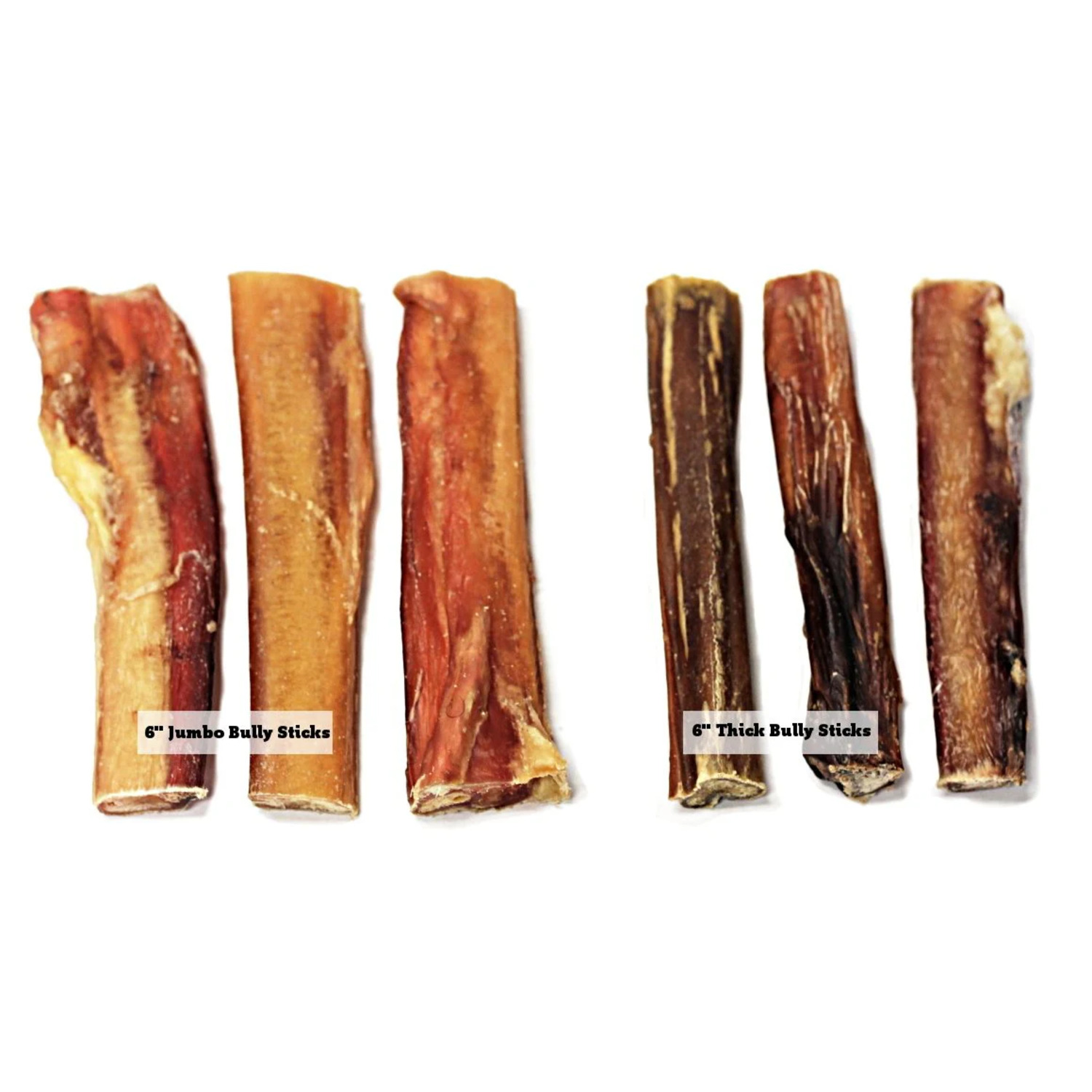 Performatrin Ultra Odor-Free Jumbo Bully Stick Natural Dog Chew, 6"