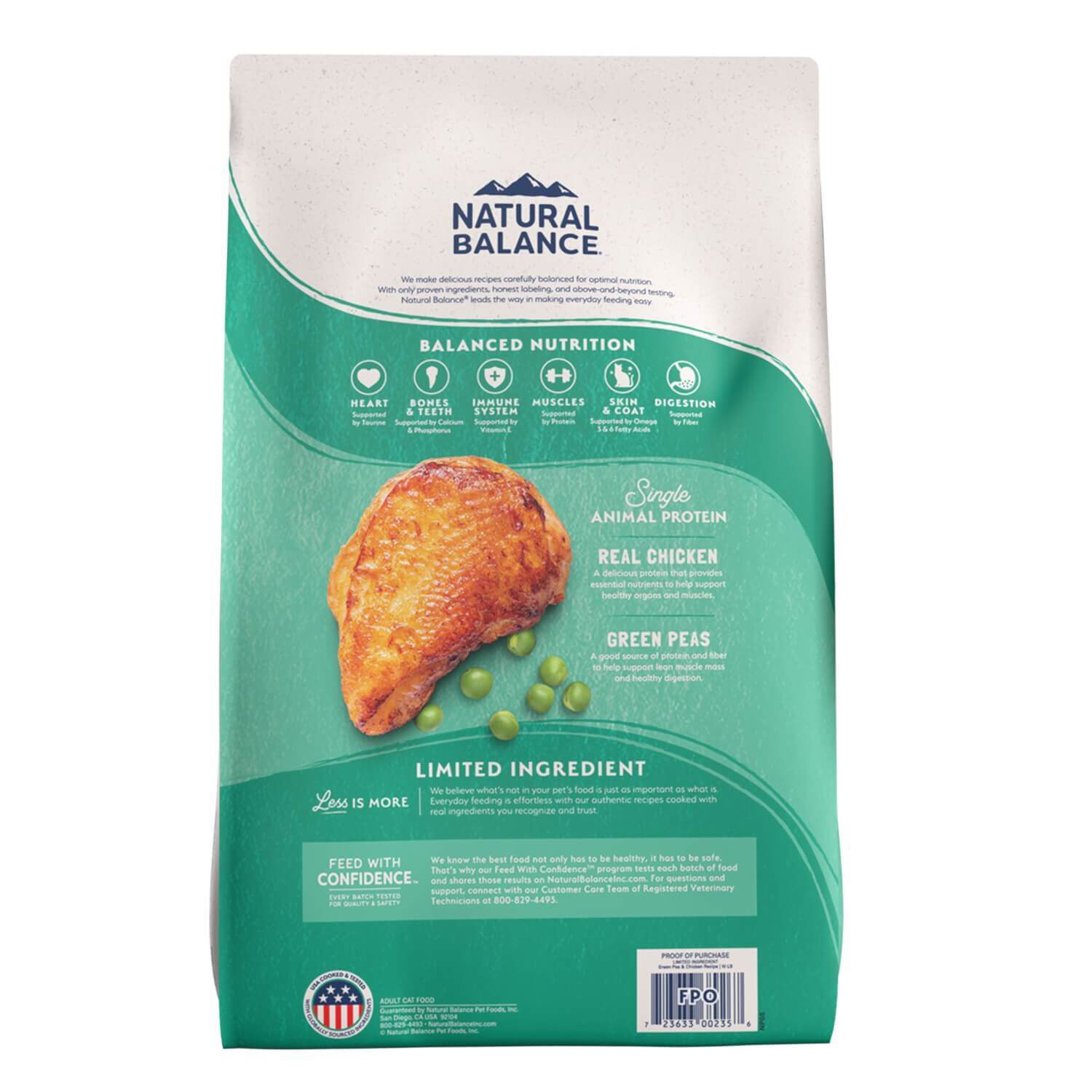 L.I.D. Limited Ingredient Diets Green Pea Chicken Formula Cat Food 4lb Pet Supermarket