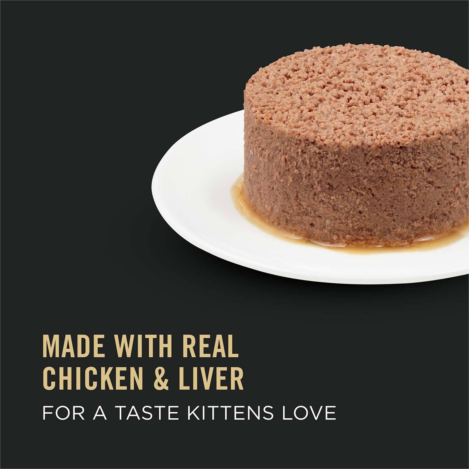 Purina Pro Plan Focus Kitten Classic Chicken & Liver Entree Cat Food, 3-Oz Can Pack Of 24