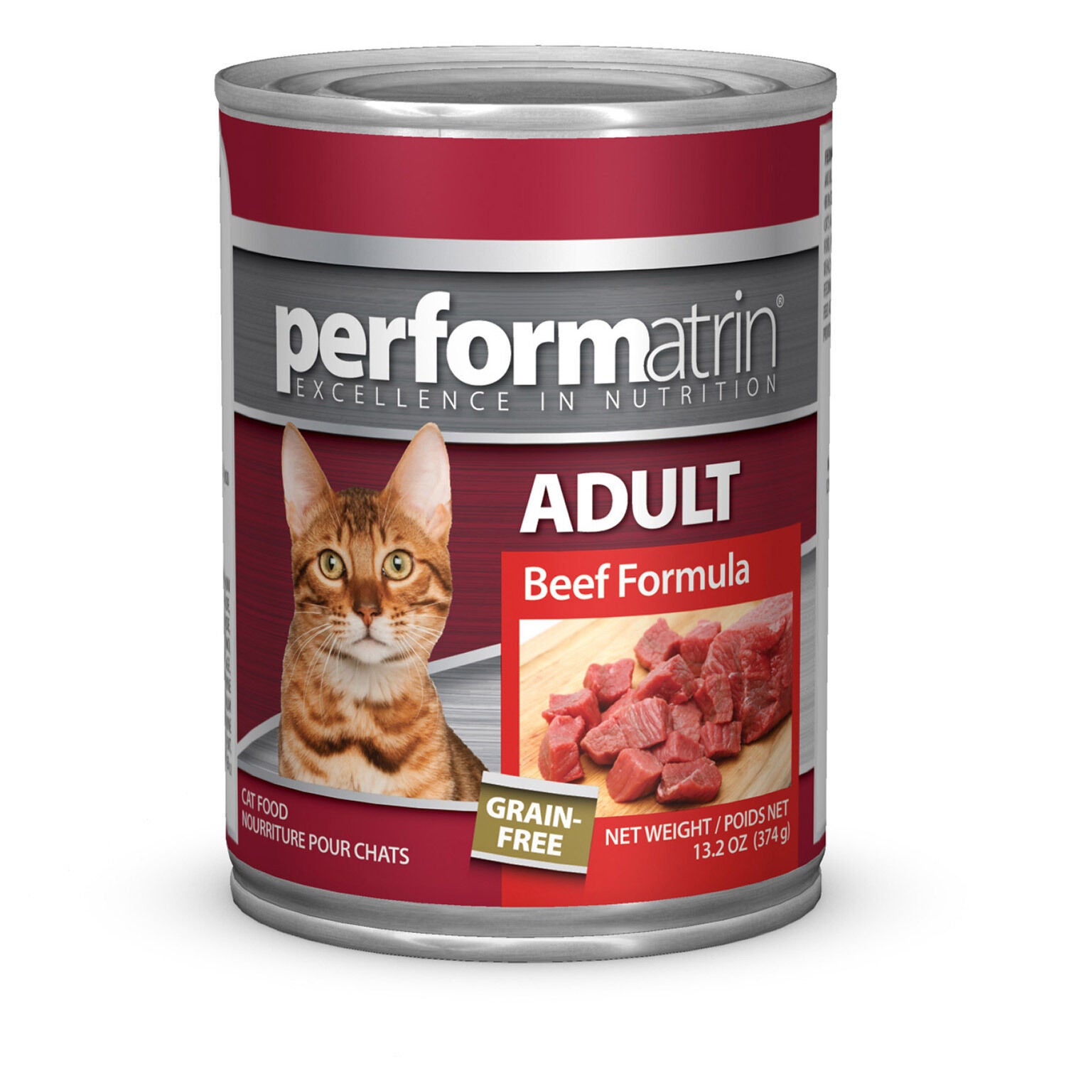 Performatrin Prime Adult Grain Free Beef Formula Wet Cat Food