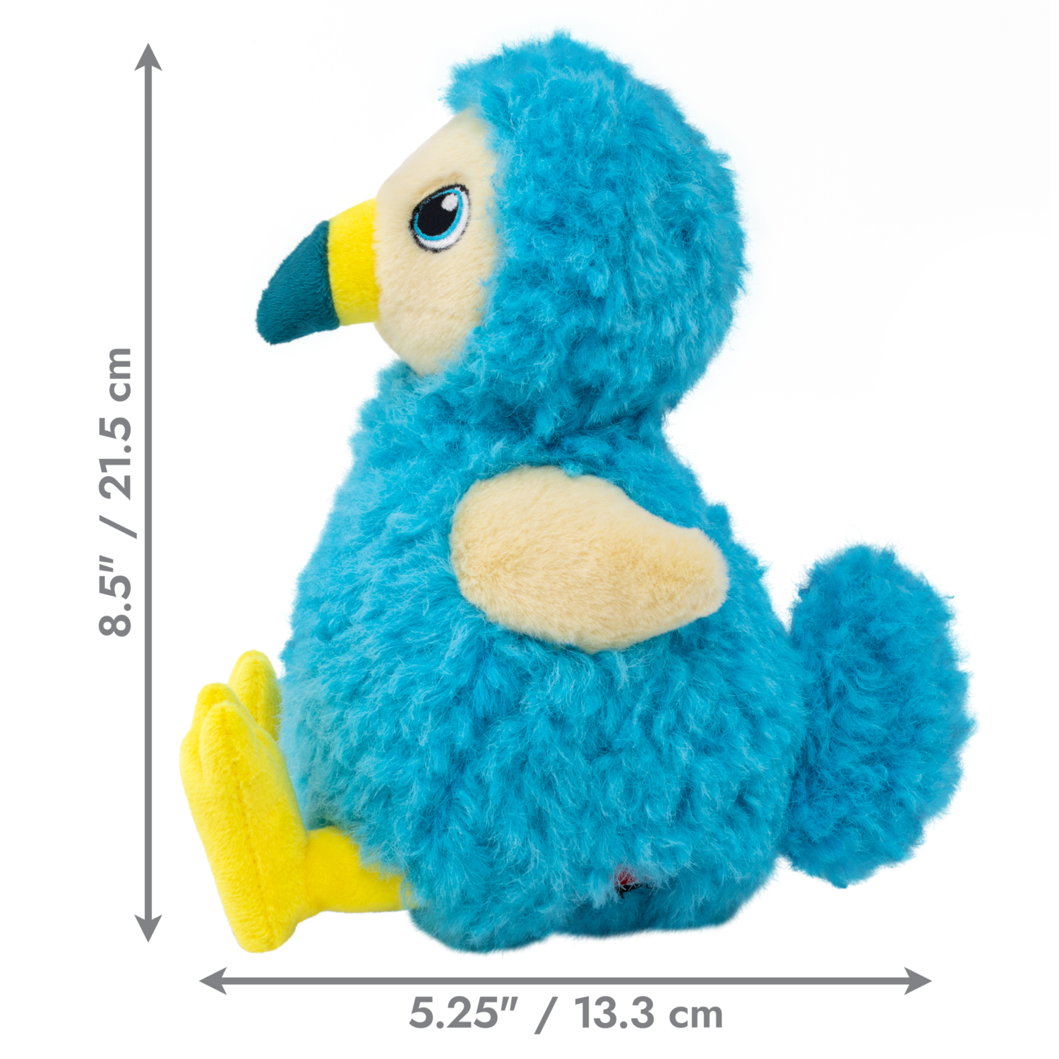 Kong Toughz Dodo Bird Tough & Durable Plush Dog Toy - 8.5"