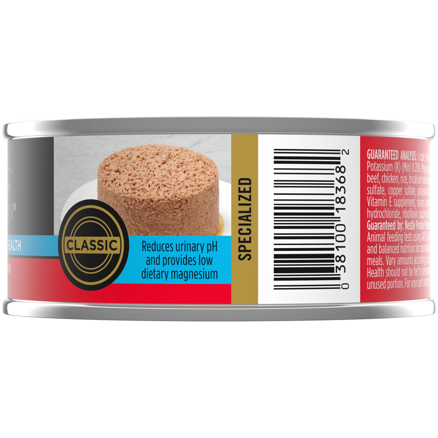 Purina Pro Plan Urinary Tract Health Beef And Chicken Entree Classic Wet Cat Food - 5.5 Oz.