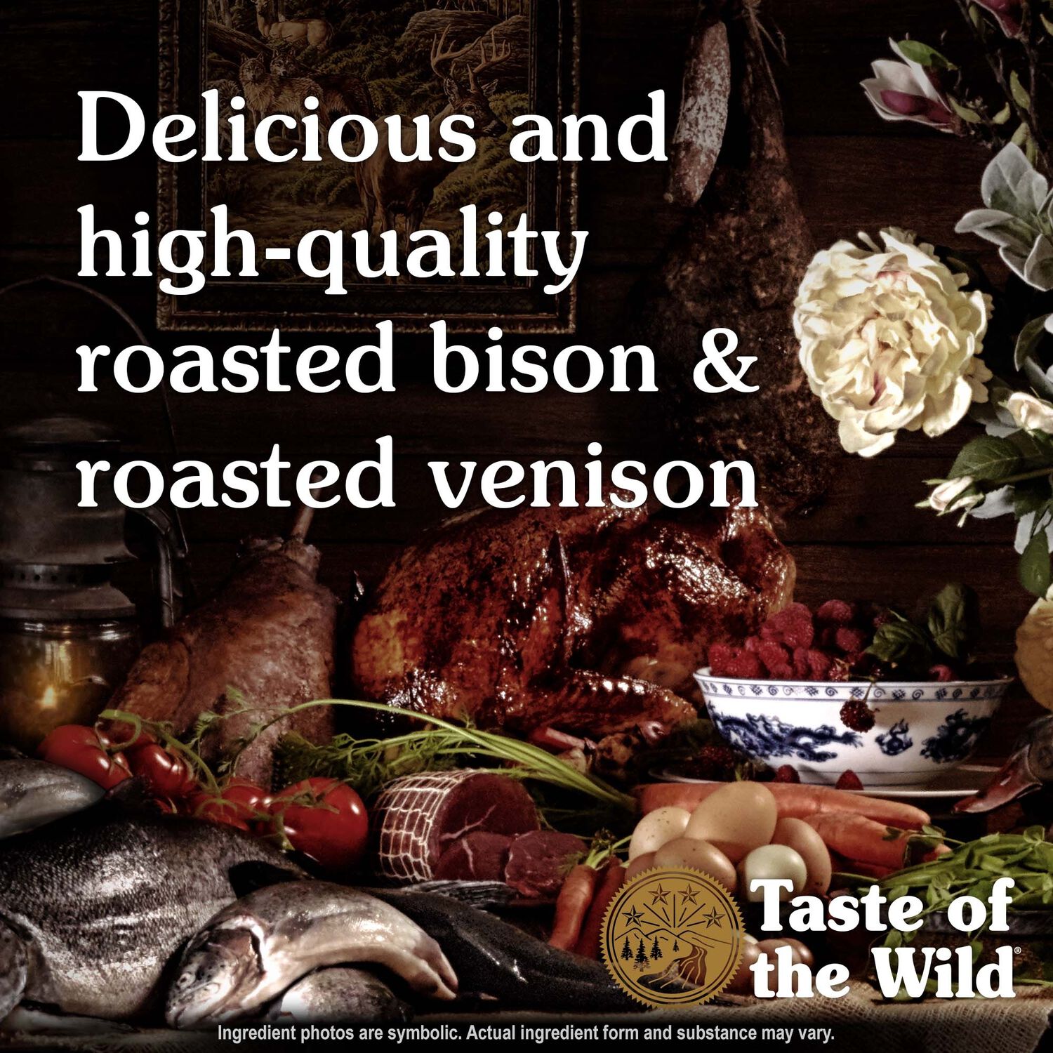 Taste Of The Wild Dry Dog Food, High Prairie Puppy Recipe With Roasted Bison & Venison, 28-Lb Bag