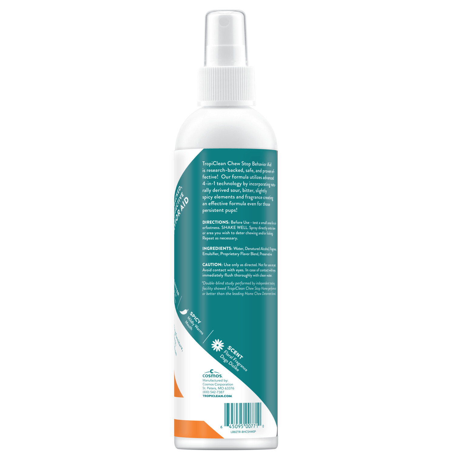 Tropiclean Chew Stop Behavior Aid Home Dog Training Spray, 8Oz