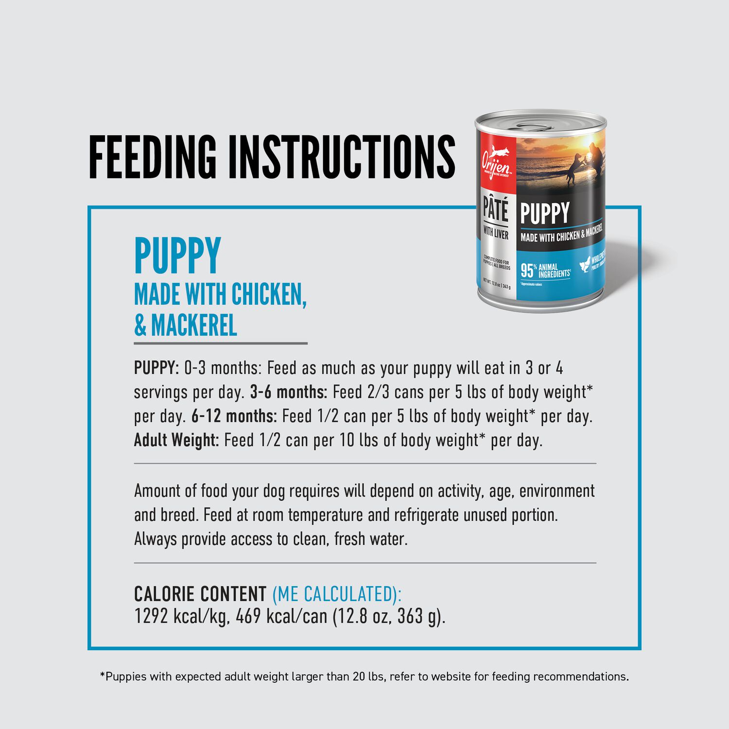 Orijen Pate With Liver Puppy Chicken & Mackerel Wet Dog Food, 12.8-Oz