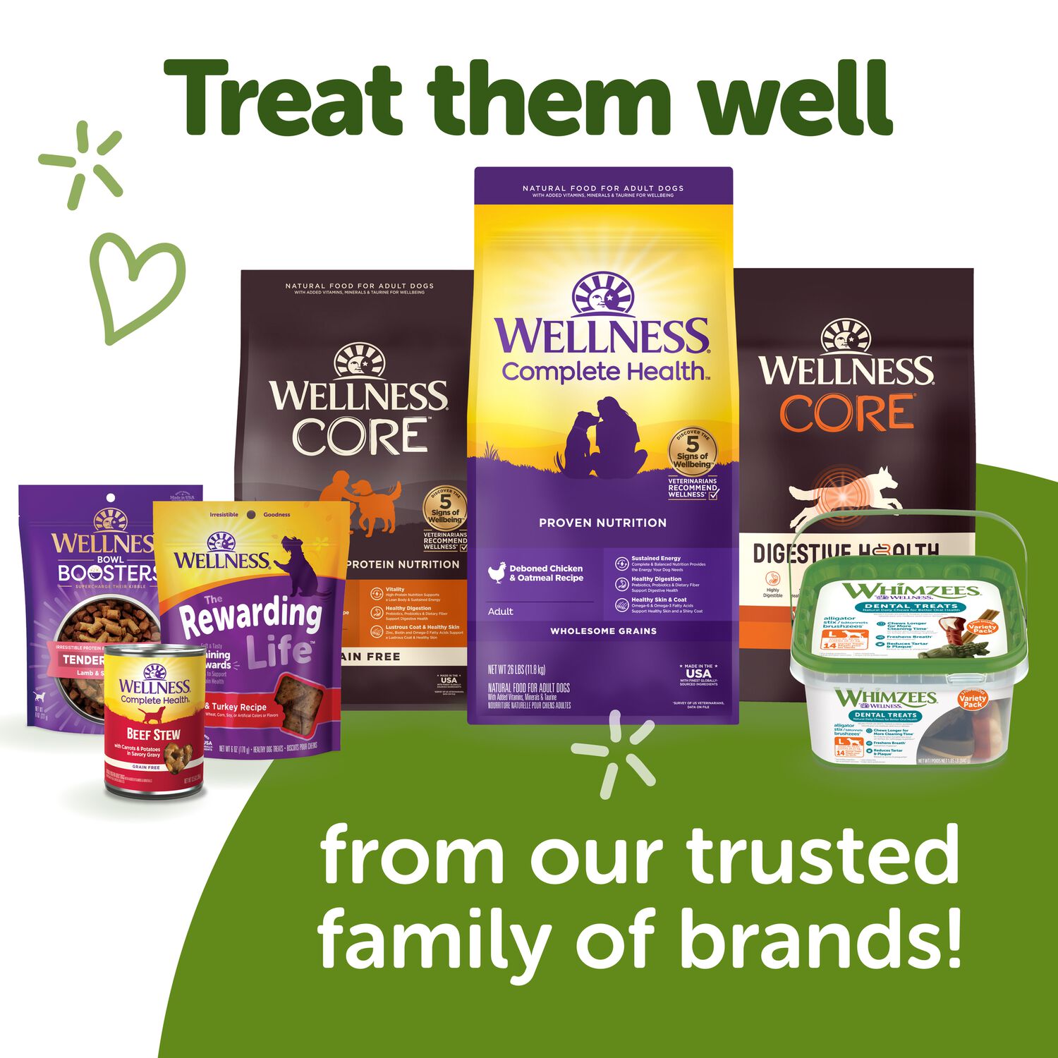 Whimzees By Wellness Natural Dental Chews Dog Treats, Medium, 44 Count