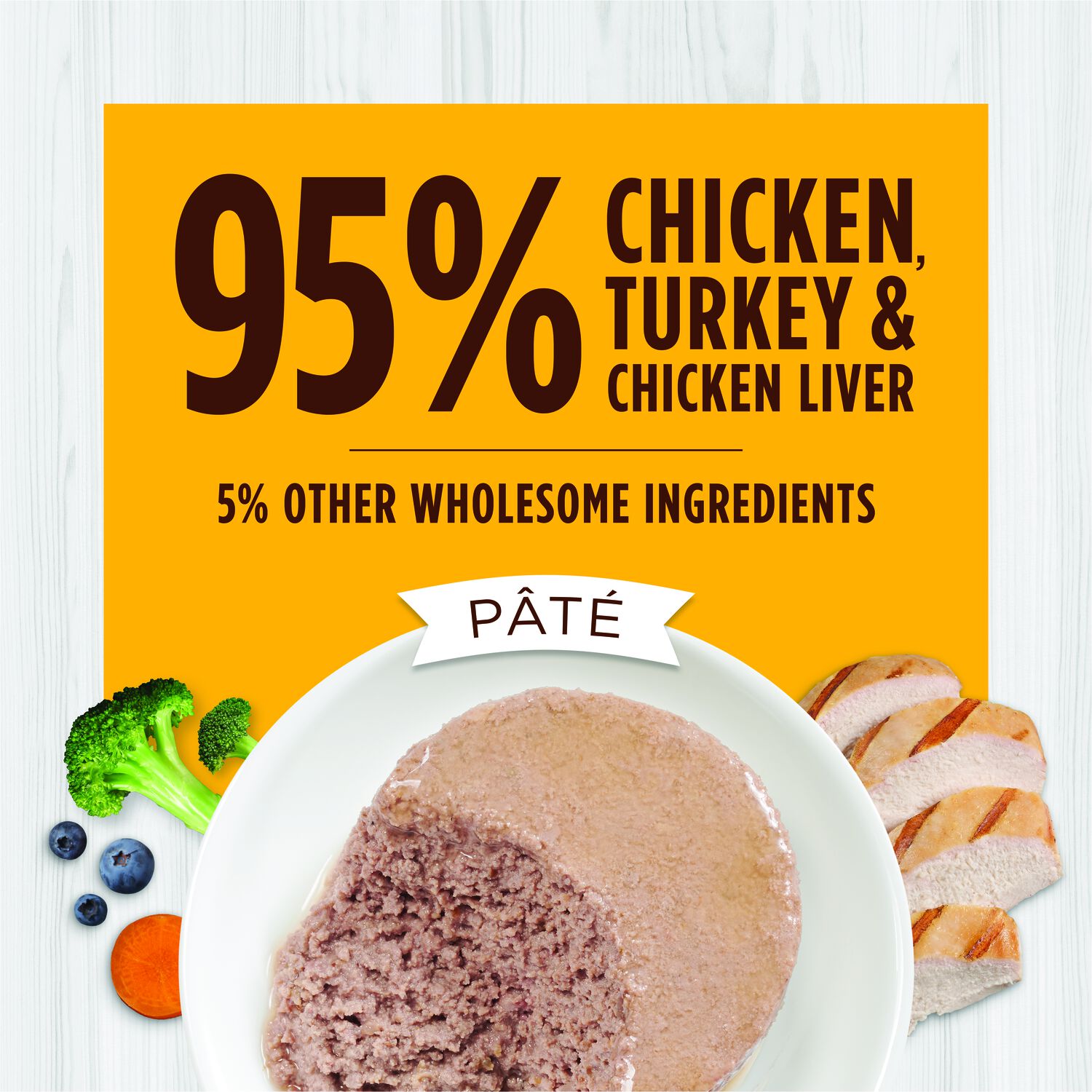 Instinct Original Grain-Free Pate Wet Cat Food,  Chicken Recipe, 3-Oz Can Pack Of 24