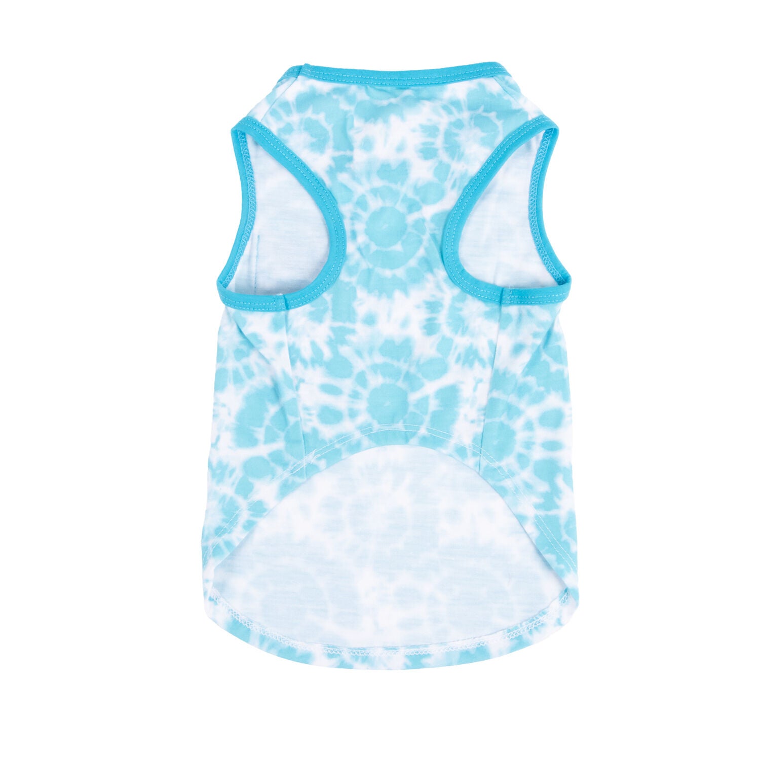 Bailey & Bella Blue Tie Dye Pocket Tank Dog Shirt, Extra Large
