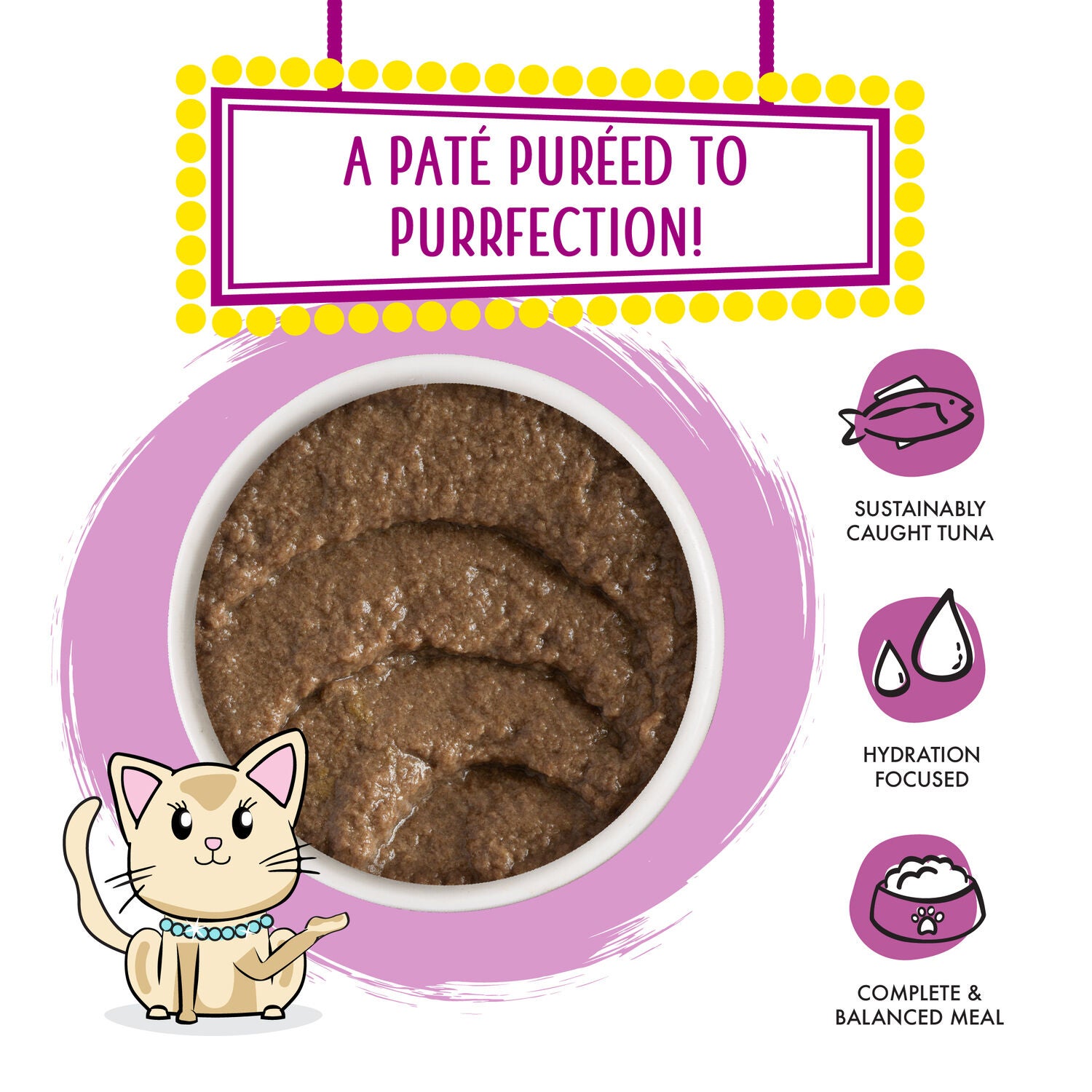 Weruva Cat Pat&eacute; Tic Tac Whoa! Wet Cat Food, 5.5-Oz Can Pack Of 8