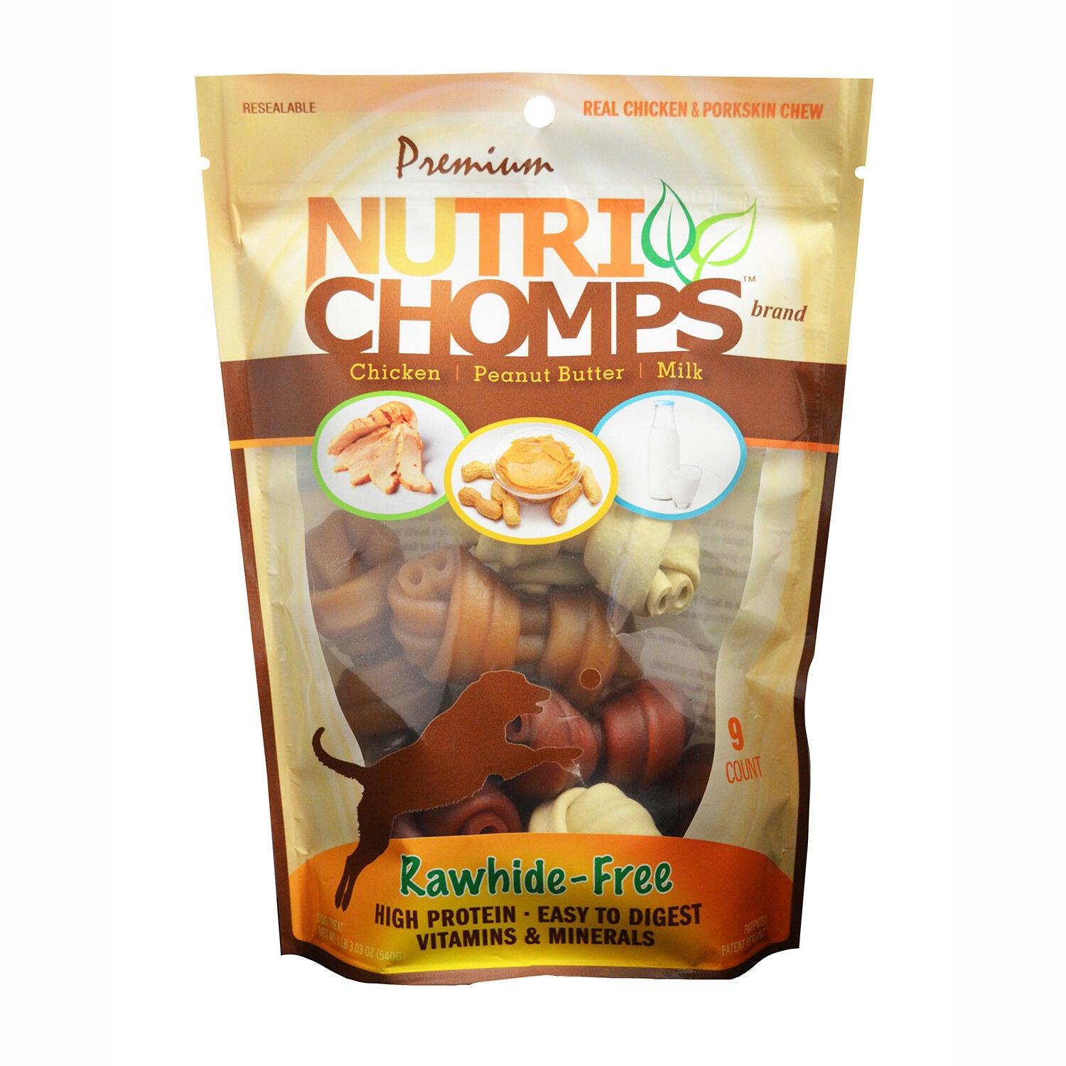 Nutri Chomps Assorted Flavor Knots Dog Treat