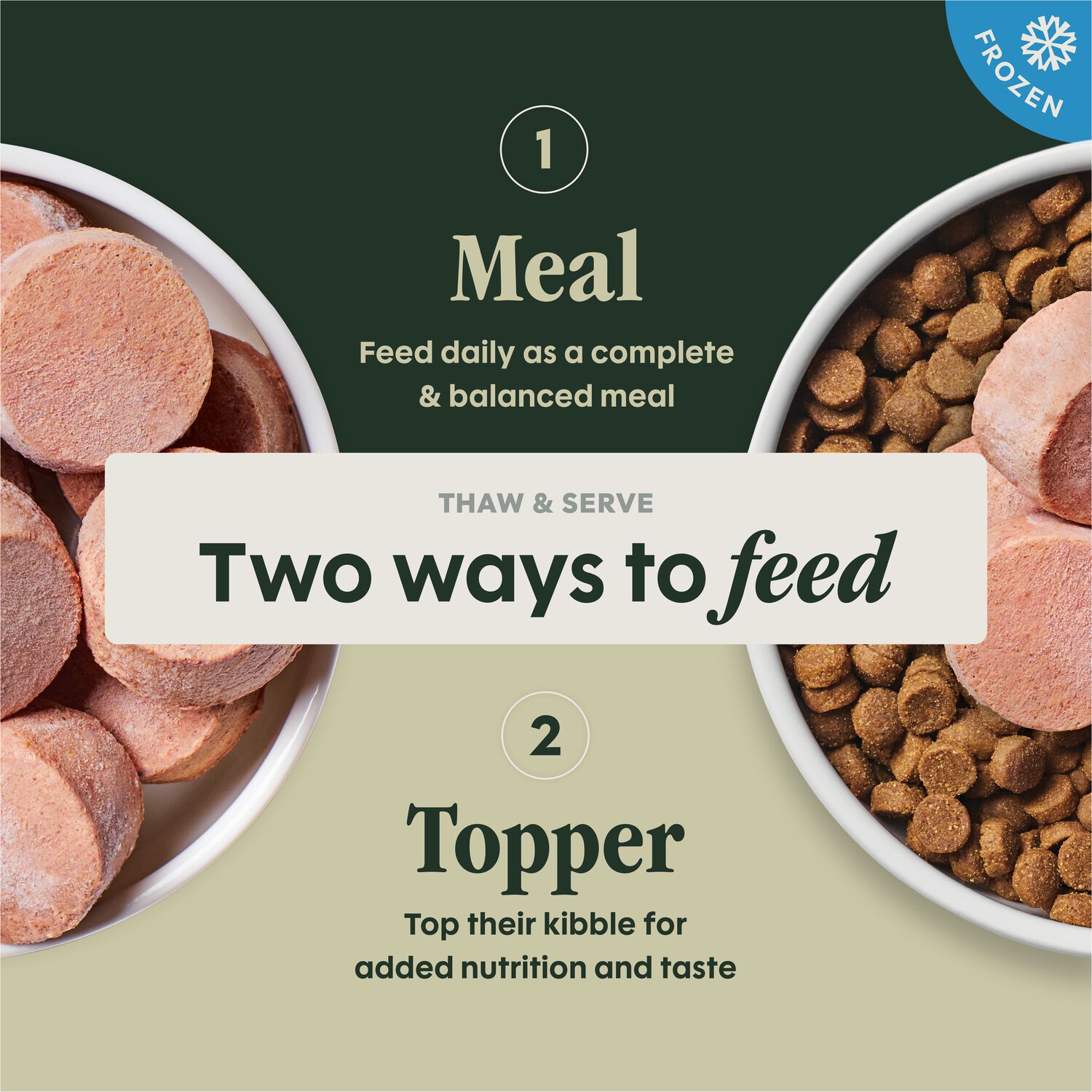 Instinct Freshraw Beef Medallions Frozen Dog Food, 3-Lb Bag