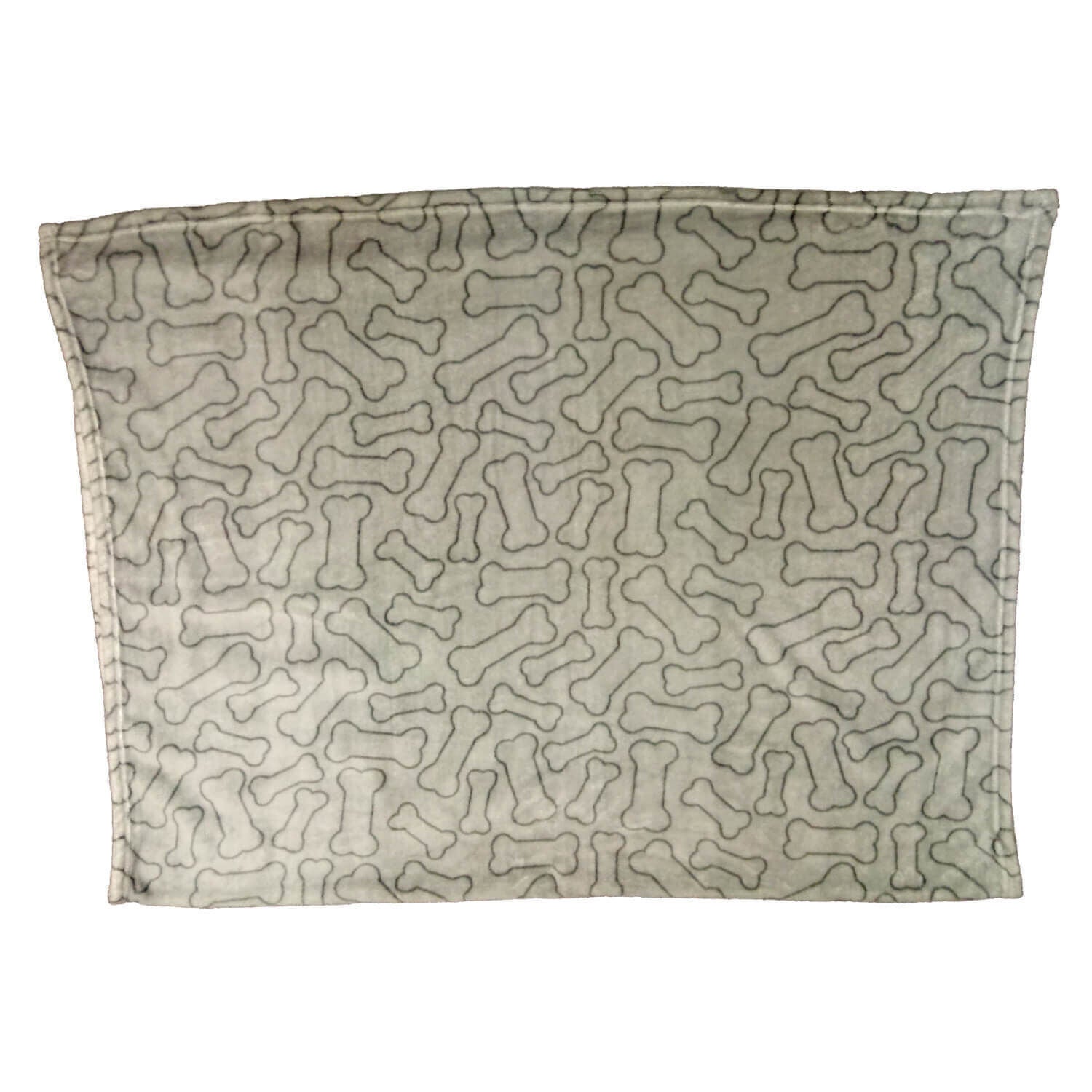 Spot Bones Gray Dog Blanket, 30X40"