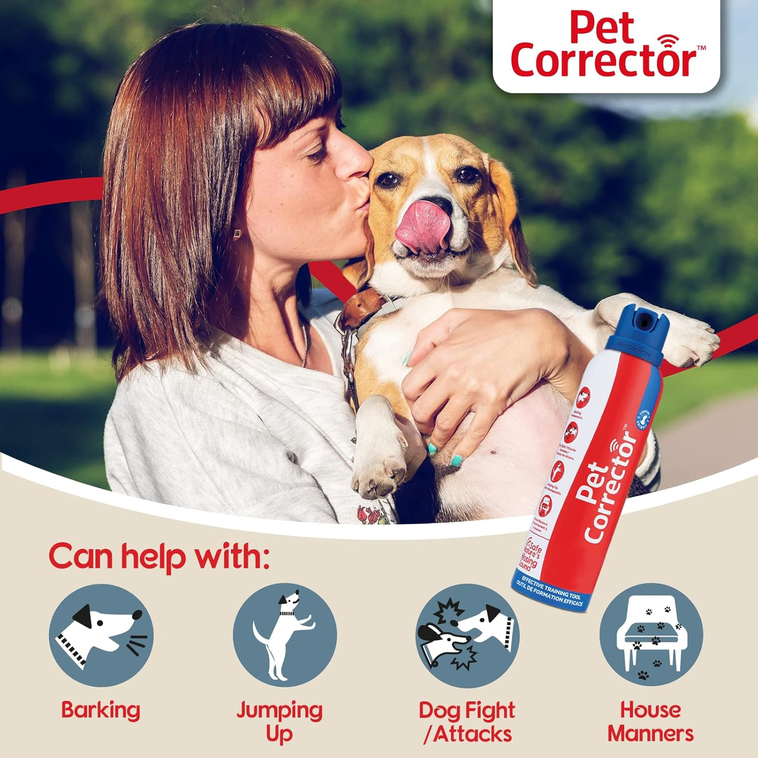 Company Of Animals Pet Corrector Dog Bark Deterrent Spray, 6.35-Oz