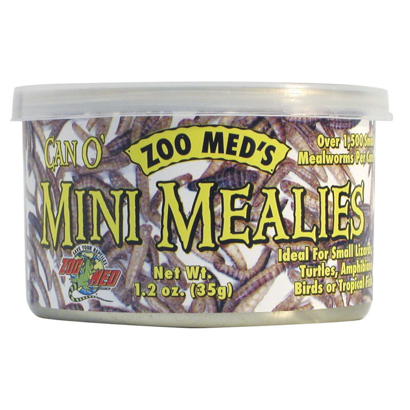 Can O' Mini Mealies Reptile Food image number 1
