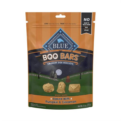 Boo Bars Pumkin & Cinnamon Crunchy Dog Biscuits By Blue Buffalo