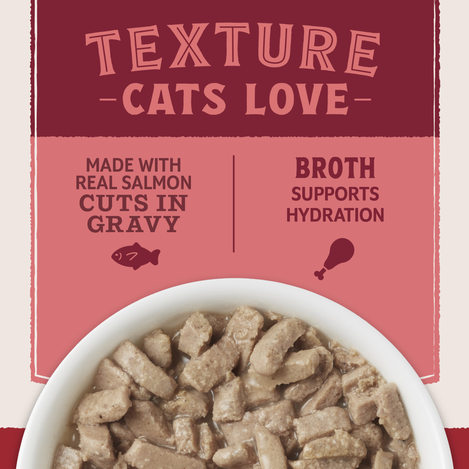 Natural Balance Ultra Protein Wet Cat Food, Real Salmon Recipe With Protein-Rich Organs Cuts In Gravy, 2.7-Oz Pack Of 10