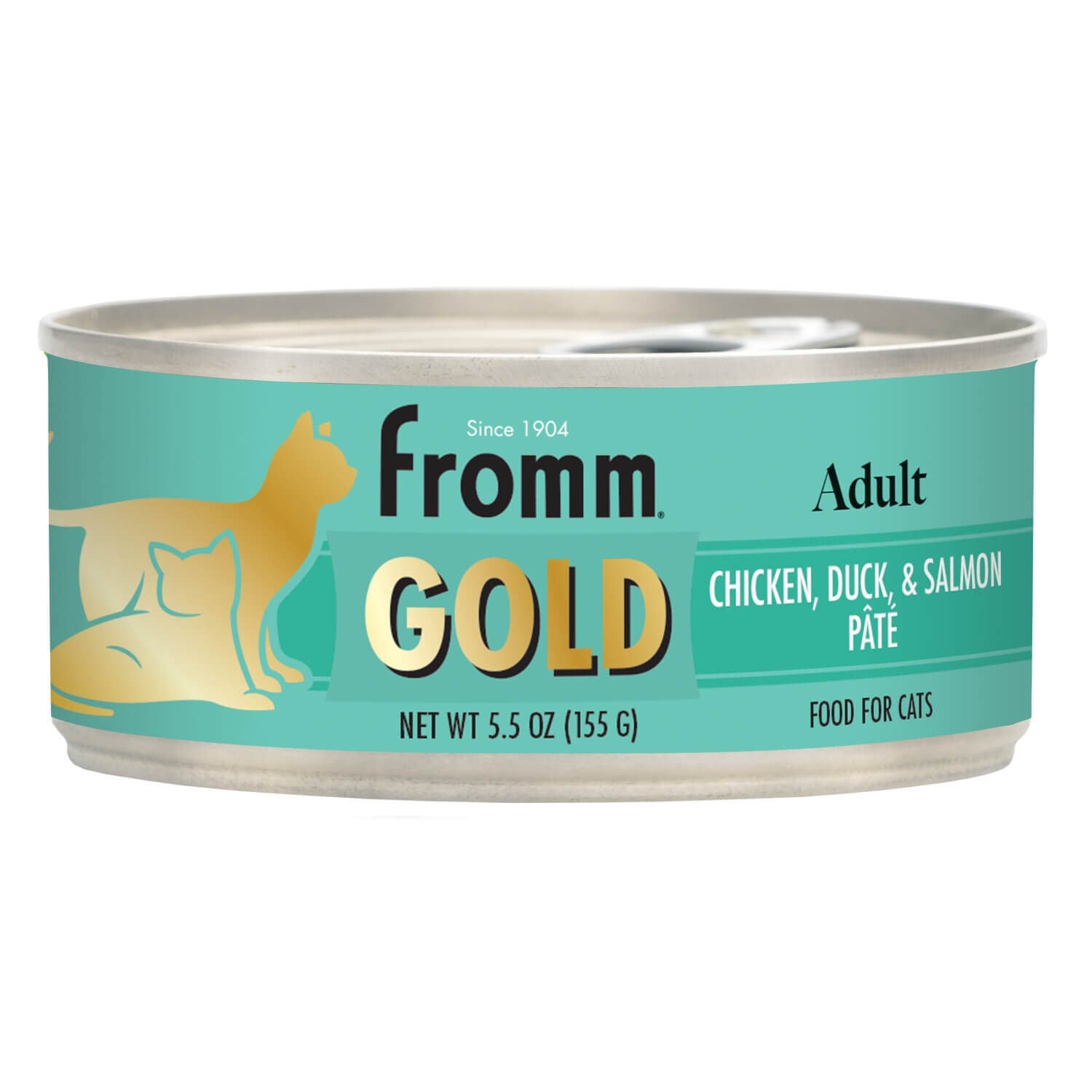 Fromm Gold Adult Chicken, Duck, & Salmon P&acirc;t&eacute; Food For Cats 5.5 Oz